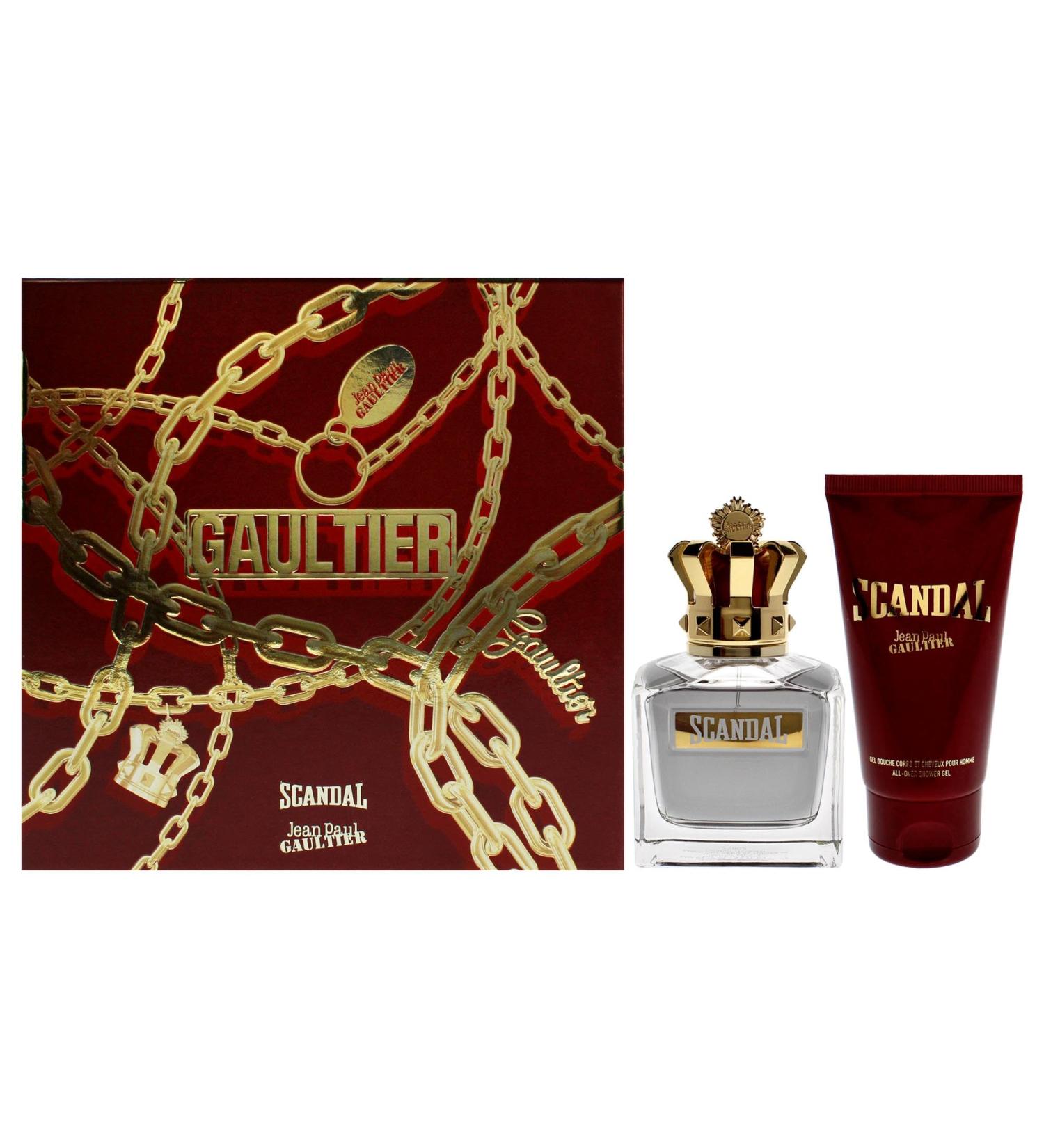 Jean Paul Gaultier Scandal Pour Homme for Men - 2 Pc Gift Set 3.4oz EDT Spray 2.5oz Shower Gel - Buy Online on SooperMarket.com