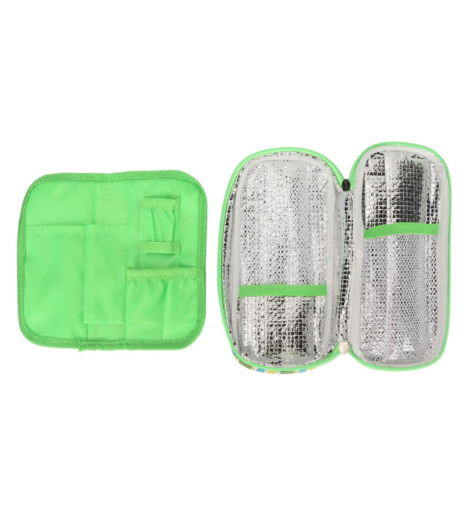 Insulin Cooler Travel Case Multi Layer Lightweight Insulin Cooler Travel Carrying Cooling Bag for Indoor Outdoor Portable Zipper Design Cooler Bag for Insulin Pens - Buy Online on SooperMarket.com