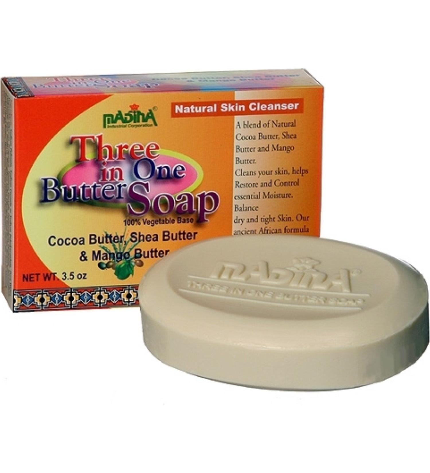 MADINA 3 in 1 Butter Soap 1 Pound