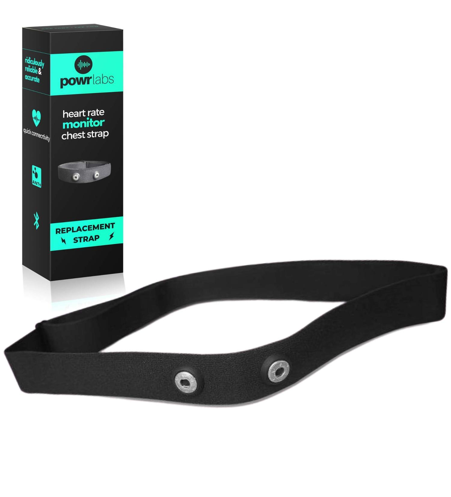Heart Rate Monitor Chest Strap Replacement Band for Wahoo, Polar, Garmin, Coospo - Powr Labs M-XXL - Buy Online on SooperMarket.com