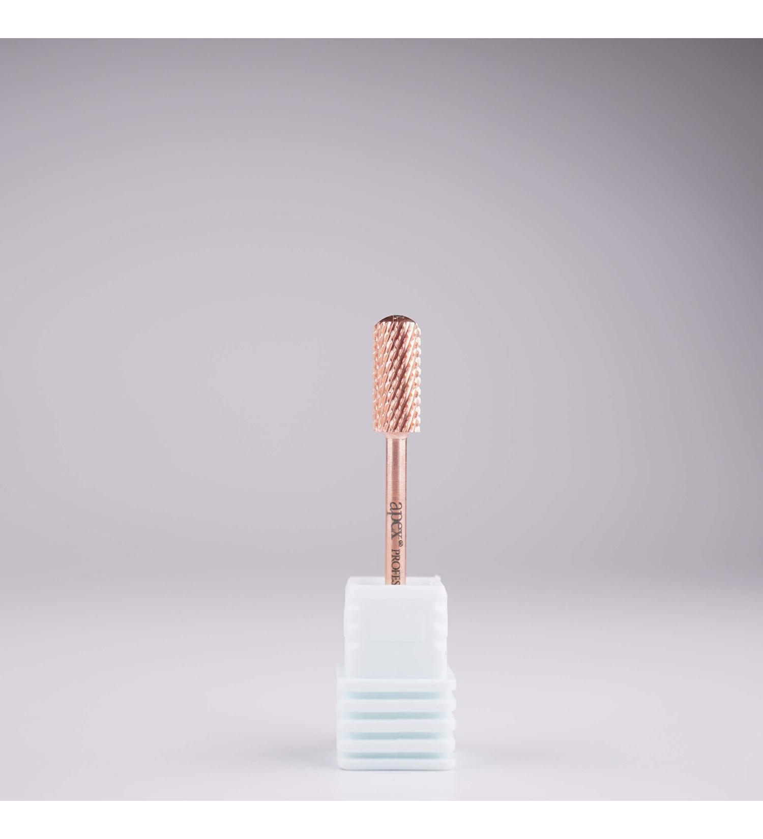 New* Apex Professional Tungsten Carbide Electric Nail Drill Bit 3/32 inch 2.35mm Shank for Gels Acrylics Nail Art Manicure Pedicure Salon Professional Nails (Small Smooth Top) (Coarse)