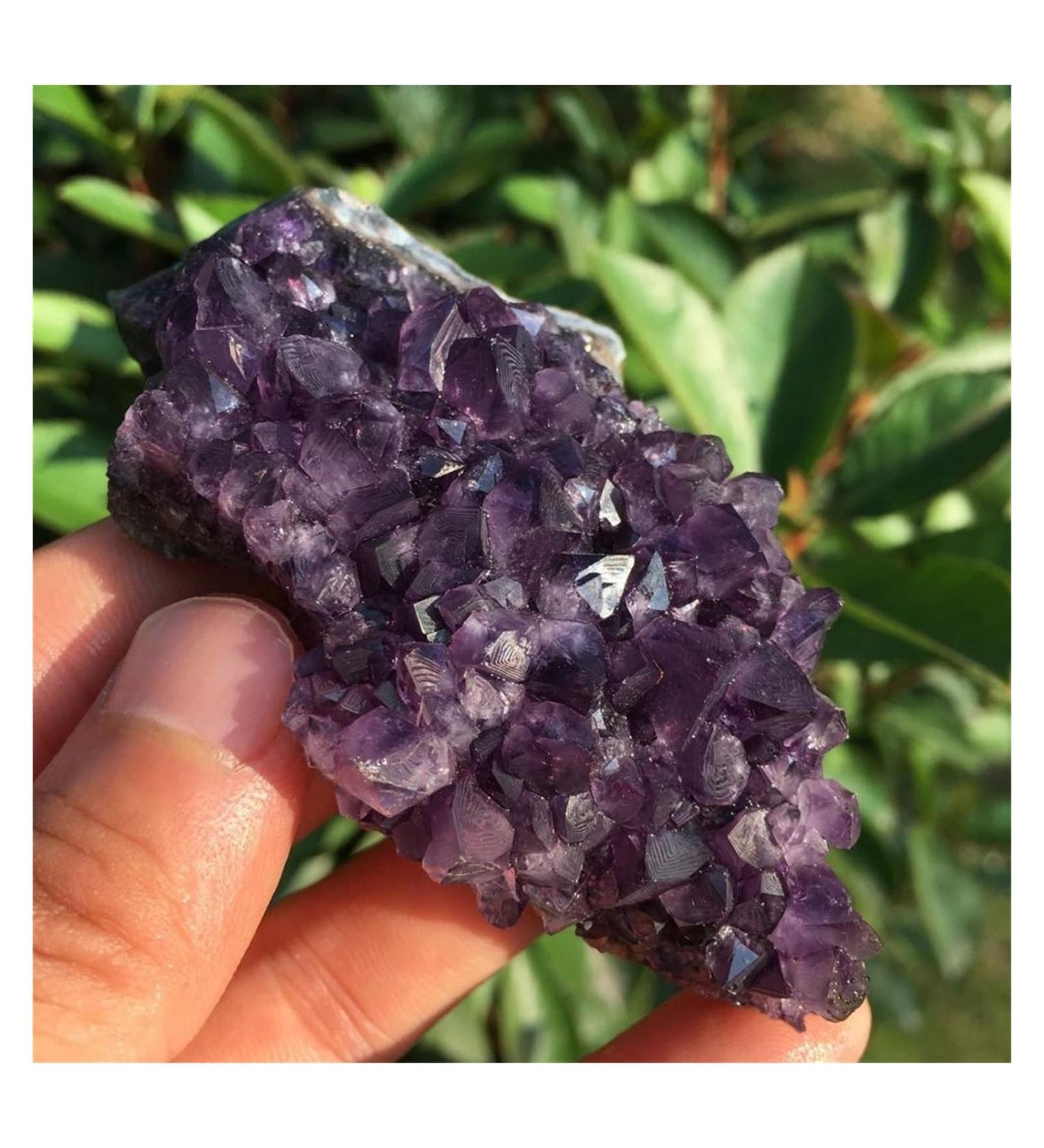 Natural Crystal Rough Natural Amethyst Quartz Crystal Cluster Specimen Healing 80g - Buy Online on SooperMarket.com
