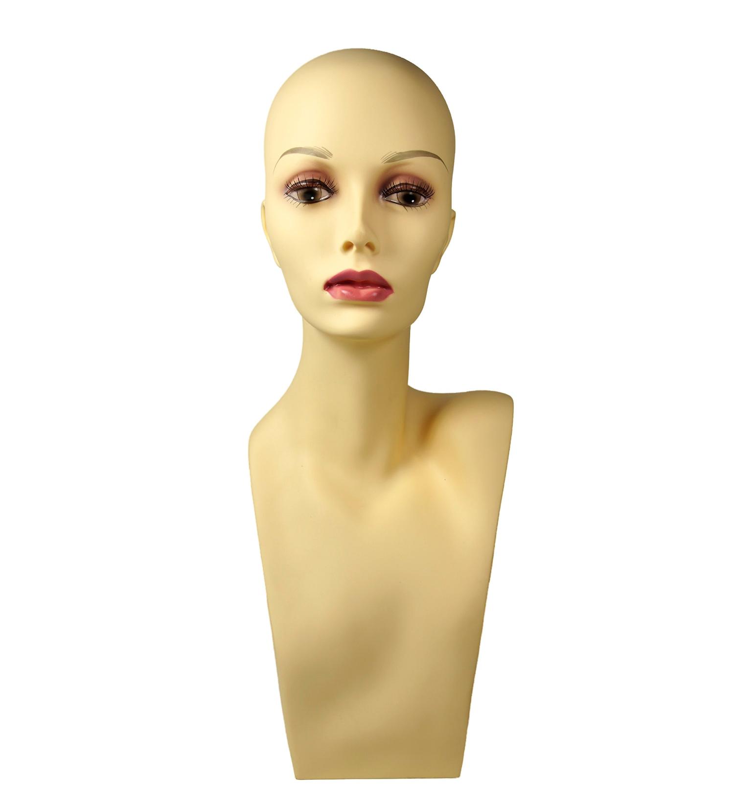 Buy Female Deco Head & Bust for Wigs | International Shipping Available - Buy Online on SooperMarket.com