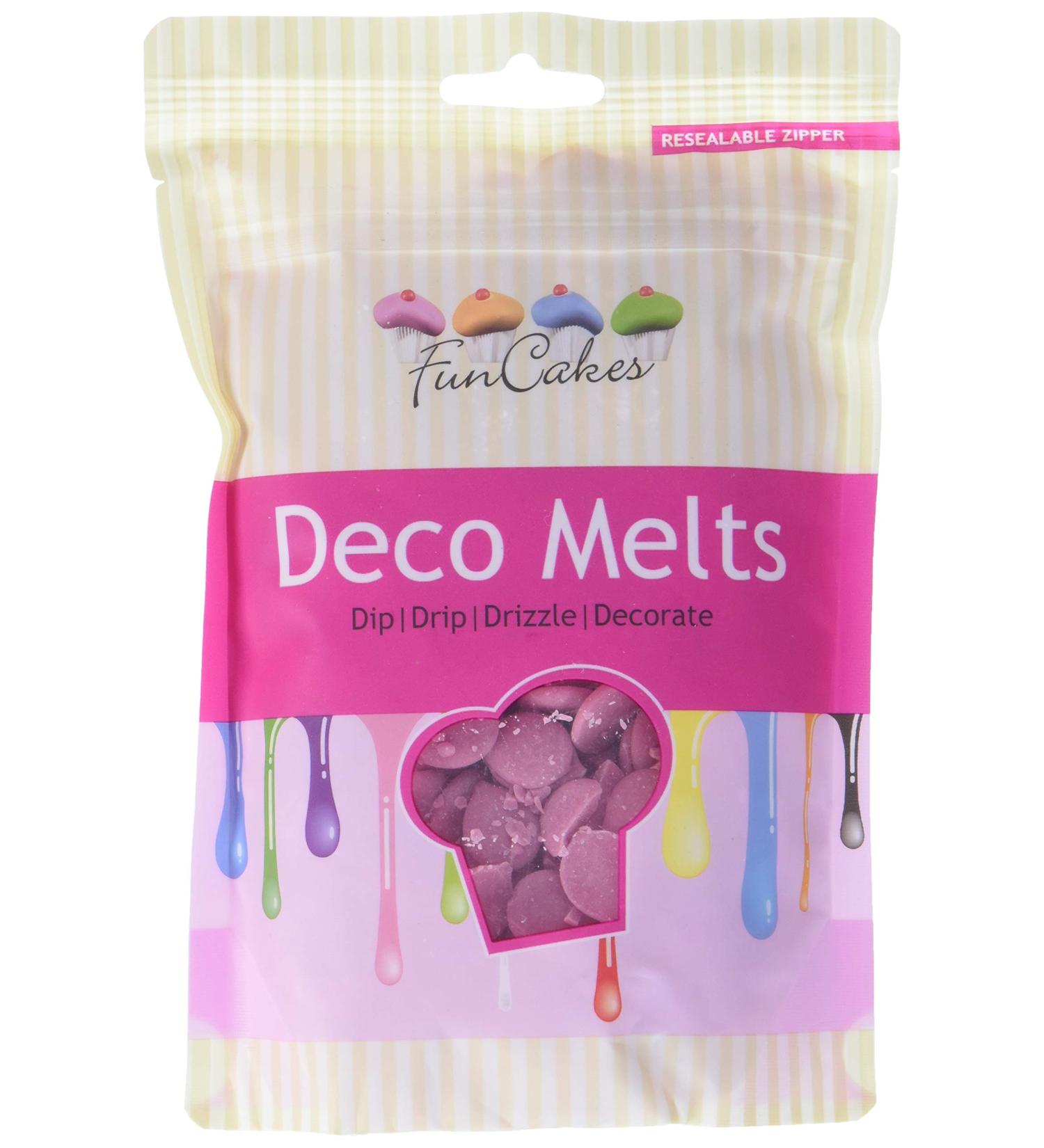 FunCakes Deco Melts - Pink - Buy 2x250g Pack Online | International Shipping Available - Buy Online on SooperMarket.com
