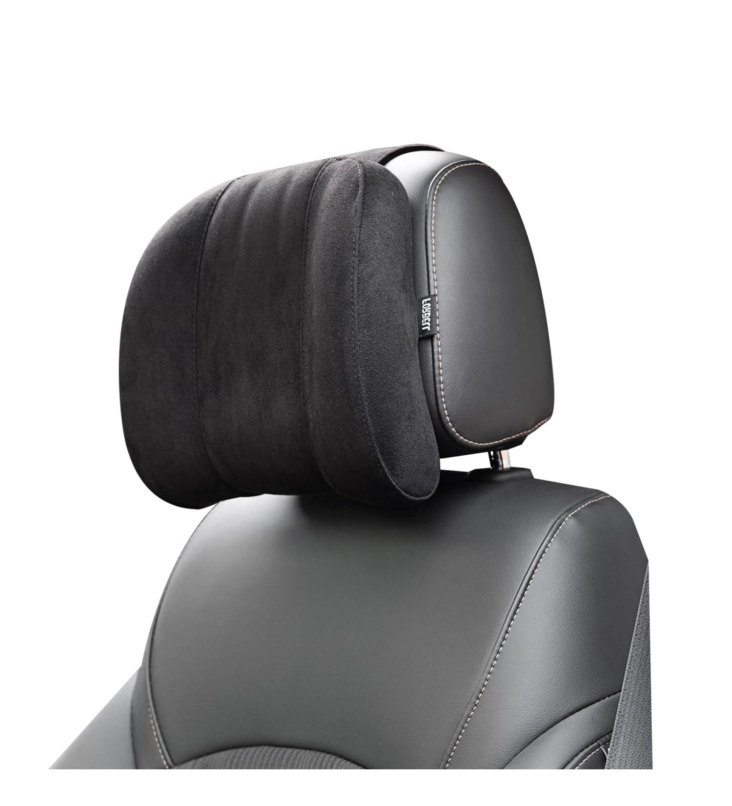 Forbell Memory Cotton Car Headrest Neck Pillow - Suede Black Car Accessories - Buy Online on SooperMarket.com