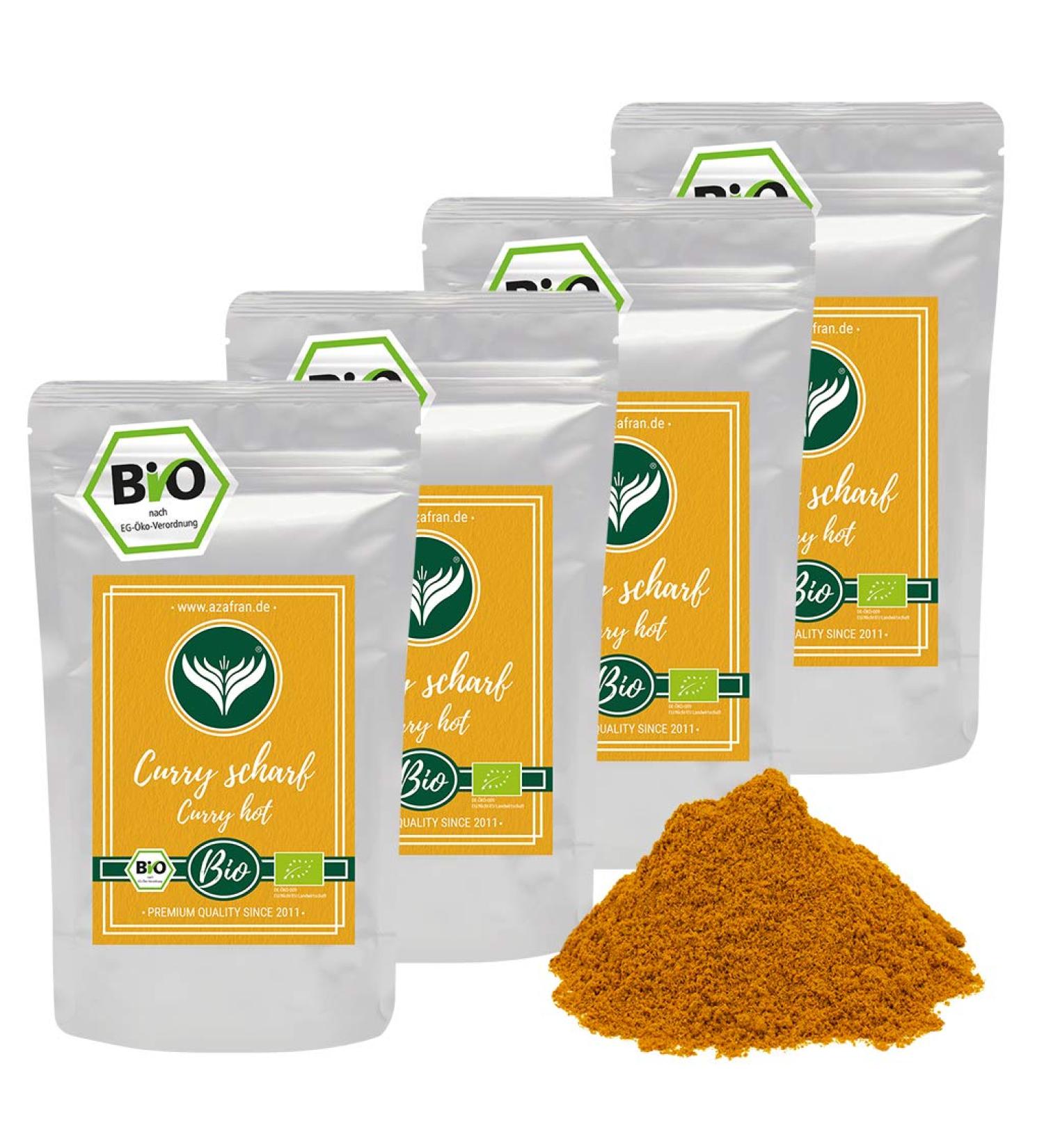 Buy Azafran ORGANIC Noble Curry Powder - Hot Madras 1kg | Authentic Indian Spice for International Shipping - Buy Online on SooperMarket.com