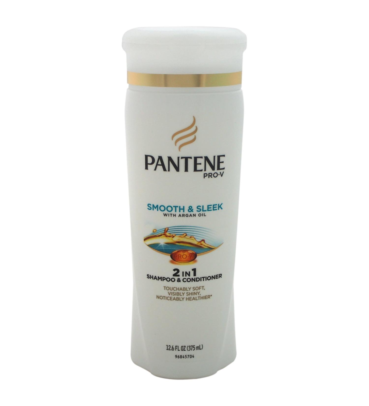 Buy Pantene Pro-V Smooth & Sleek 2 in 1 Shampoo & Conditioner 12.6 fl oz - Best Price Fast International Shipping - Buy Online on SooperMarket.com