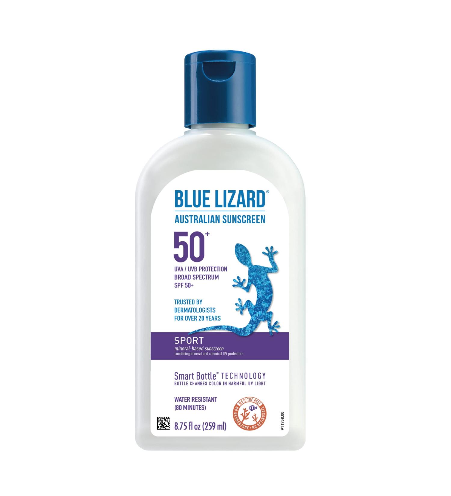 Blue Lizard Sport Mineral Sunscreen Lotion SPF 50+ - Unscented 8.75 Fl Oz - Buy Online on SooperMarket.com