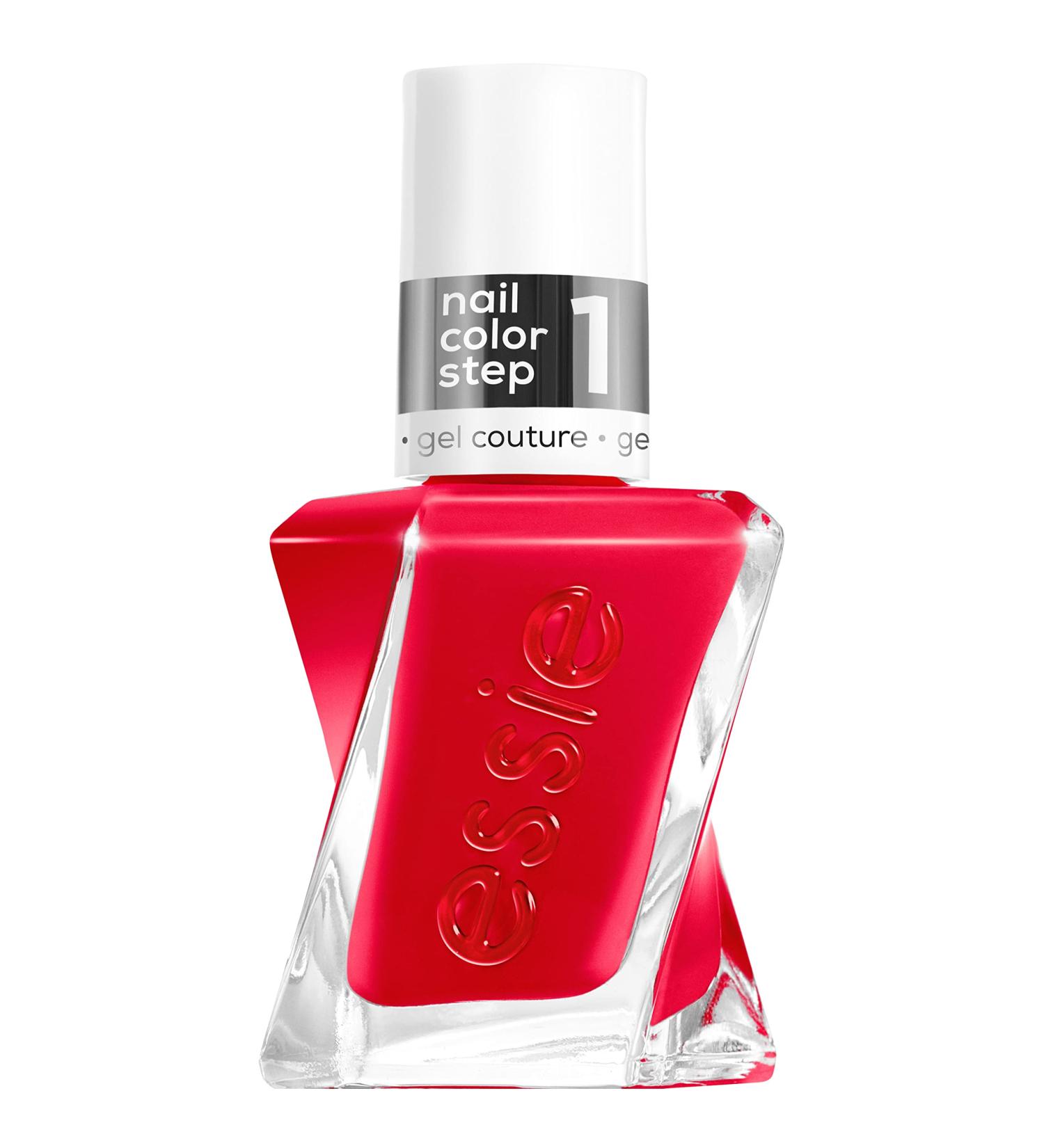 Essie Gel Couture Scarlet Red Nail Polish - Long-Lasting 8-Free Vegan Formula | 0.46 fl oz - Buy Online on SooperMarket.com