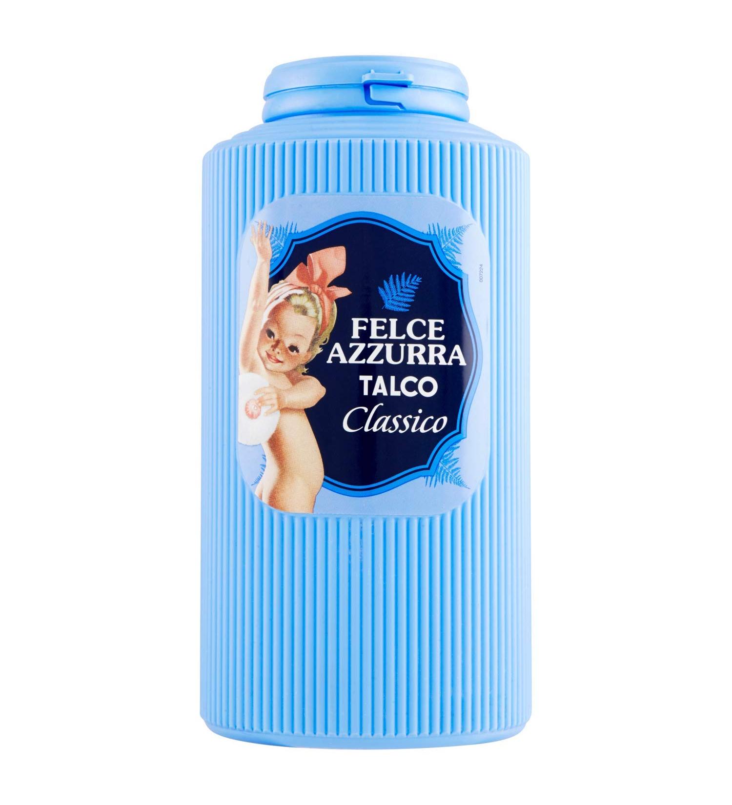 Felce Azzurra - Talc delicate powder all natural classic fragrance - glass 500 g 500 g (1 pack)