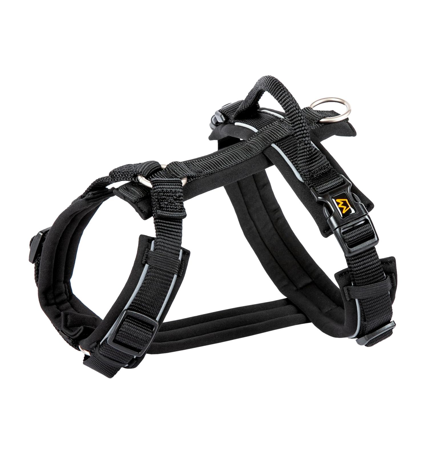 Rudel King Dog Harness Paola - Reflective Adjustable Harness for Small Dogs & Puppies - S Black with Handle - Buy Online on SooperMarket.com