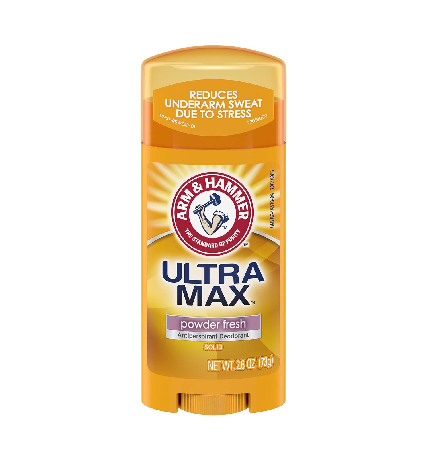 ARM & HAMMER ULTRAMAX Anti-Perspirant Deodorant Solid Powder Fresh 2.60 oz - Pack of 11 - Buy Online on SooperMarket.com