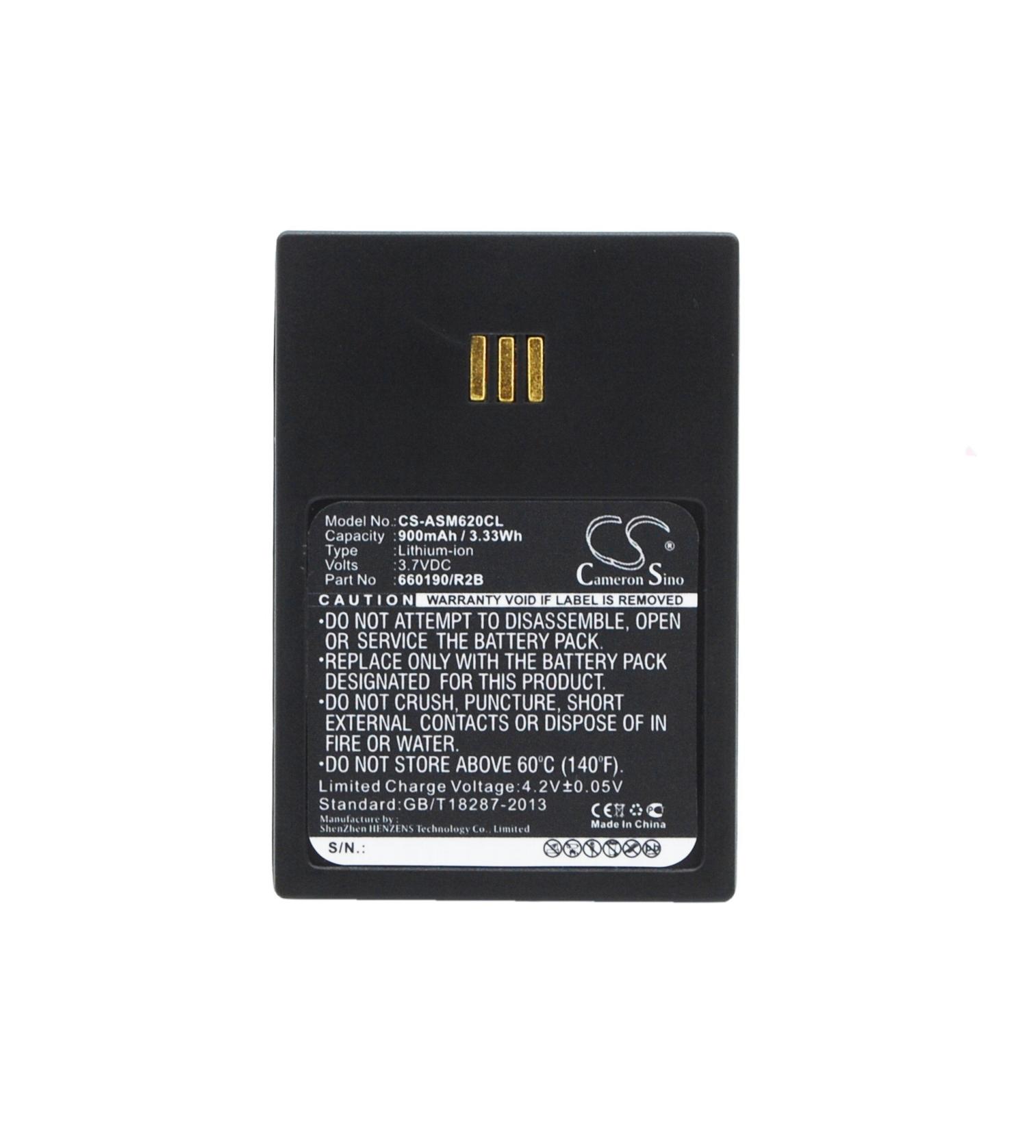 3.7V High-Performance Replacement Battery for D62 i62 Messenger & Talker - 660190/R2B 5530000102 900mAh - Buy Online on SooperMarket.com