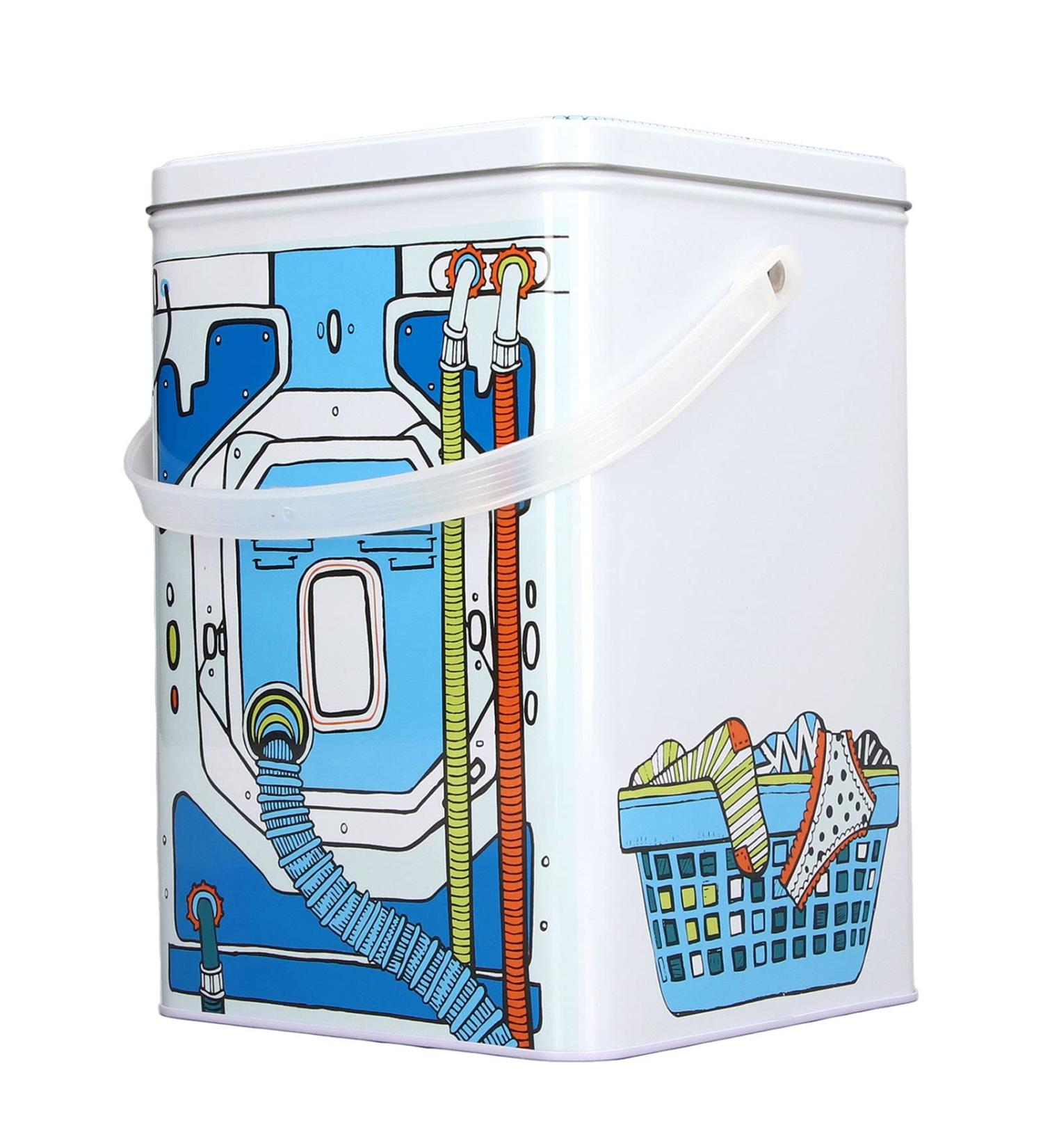 Powder Detergent Container Large Capacity Powdered Laundry Detergent Container Cartoon Pattern with Lid for Storage - Buy Online on SooperMarket.com