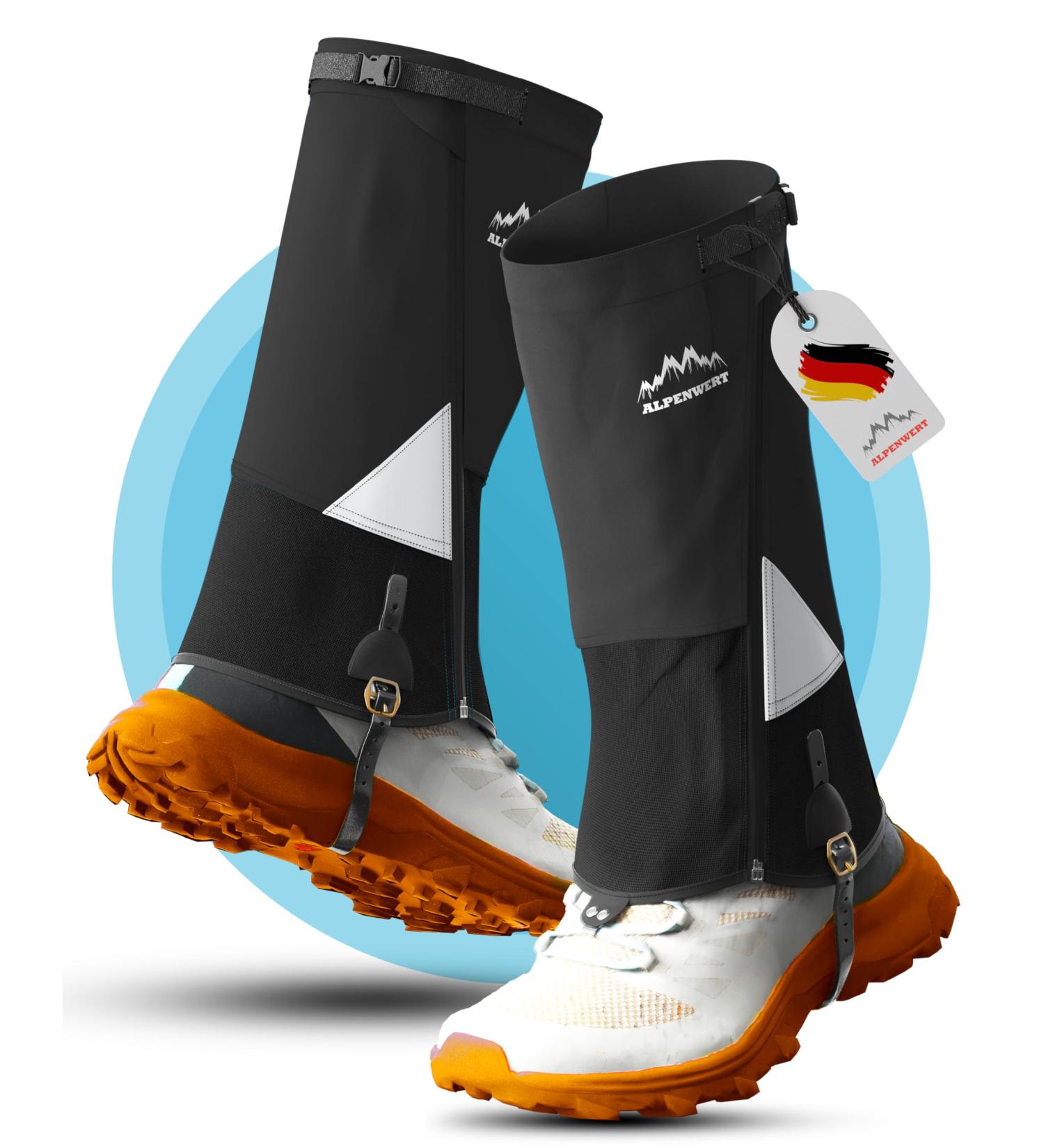 Alpine Value Waterproof Gaiters for Men & Women | Durable Hiking Hunting Snow & Rain Protection | German Start-up - Buy Online on SooperMarket.com