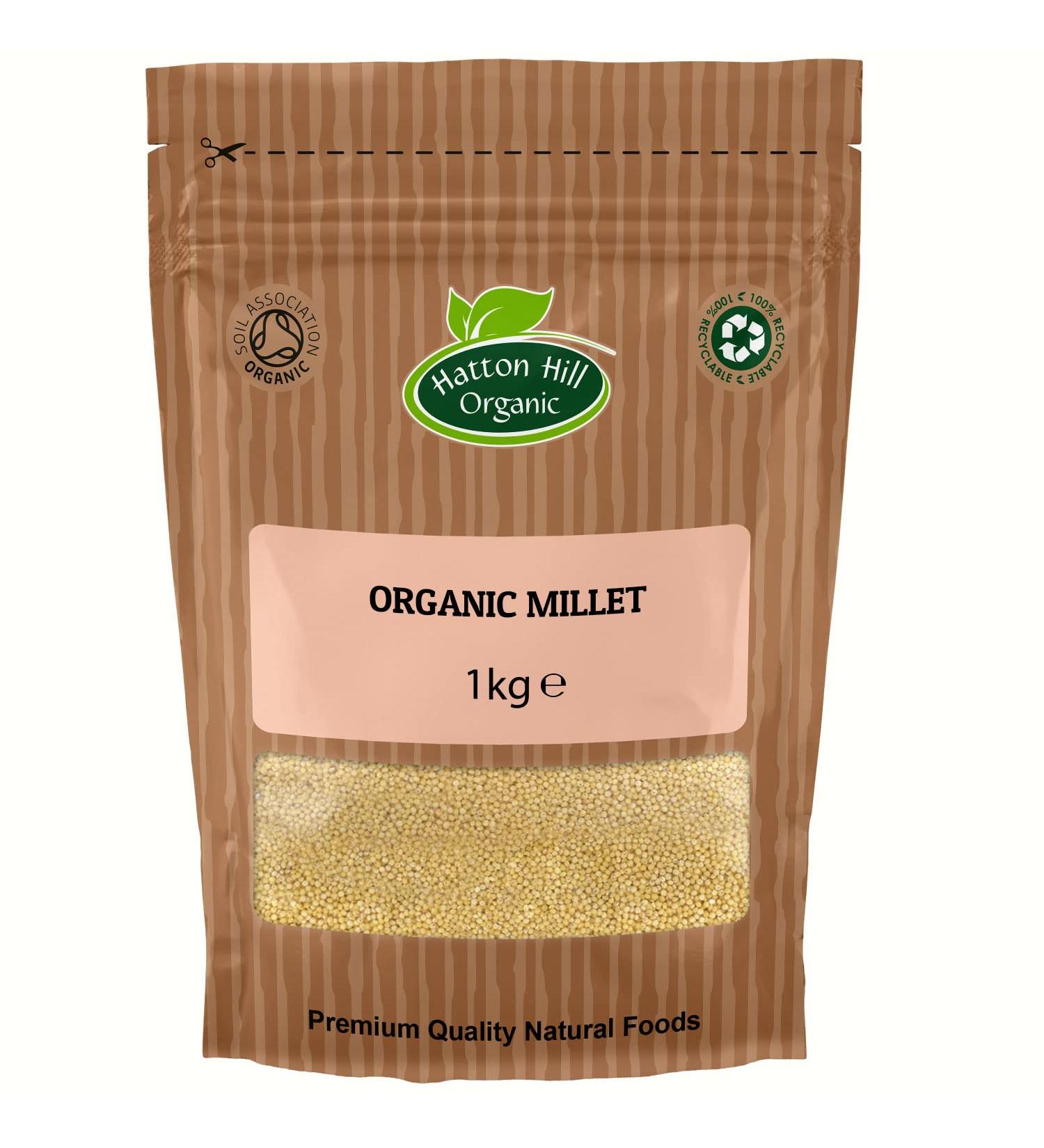 Organic Millet Grain 1kg by Hatton Hill Organic - Free UK Delivery | Shop Now - Buy Online on SooperMarket.com