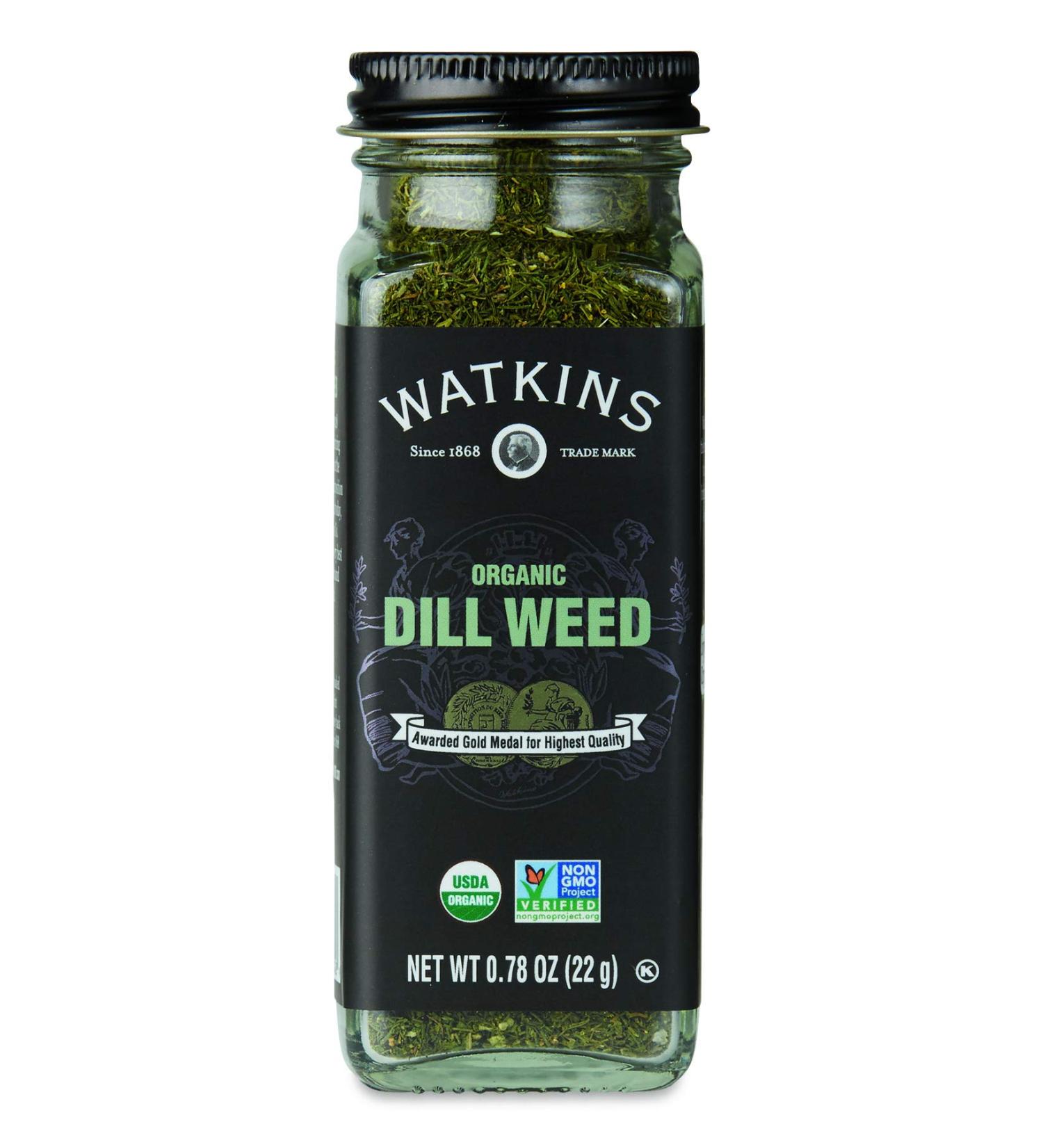 Watkins Organic Dill Weed 0.78 oz (Pack of 3) - Premium Quality Spice Blend - Buy Online on SooperMarket.com