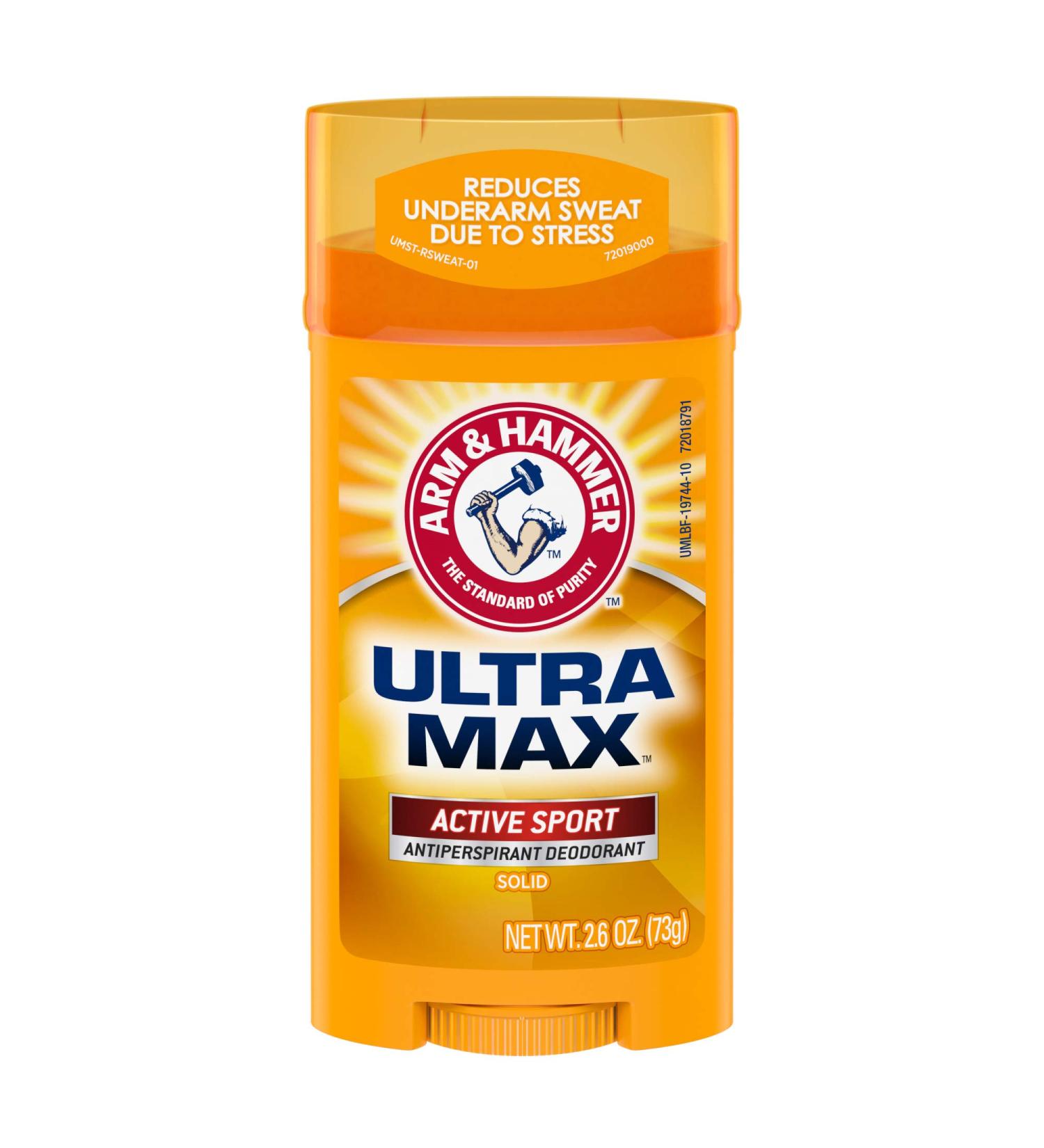 Arm & Hammer UltraMax Men's Antiperspirant Deodorant - Active Sport 2.6 oz - Buy Online on SooperMarket.com