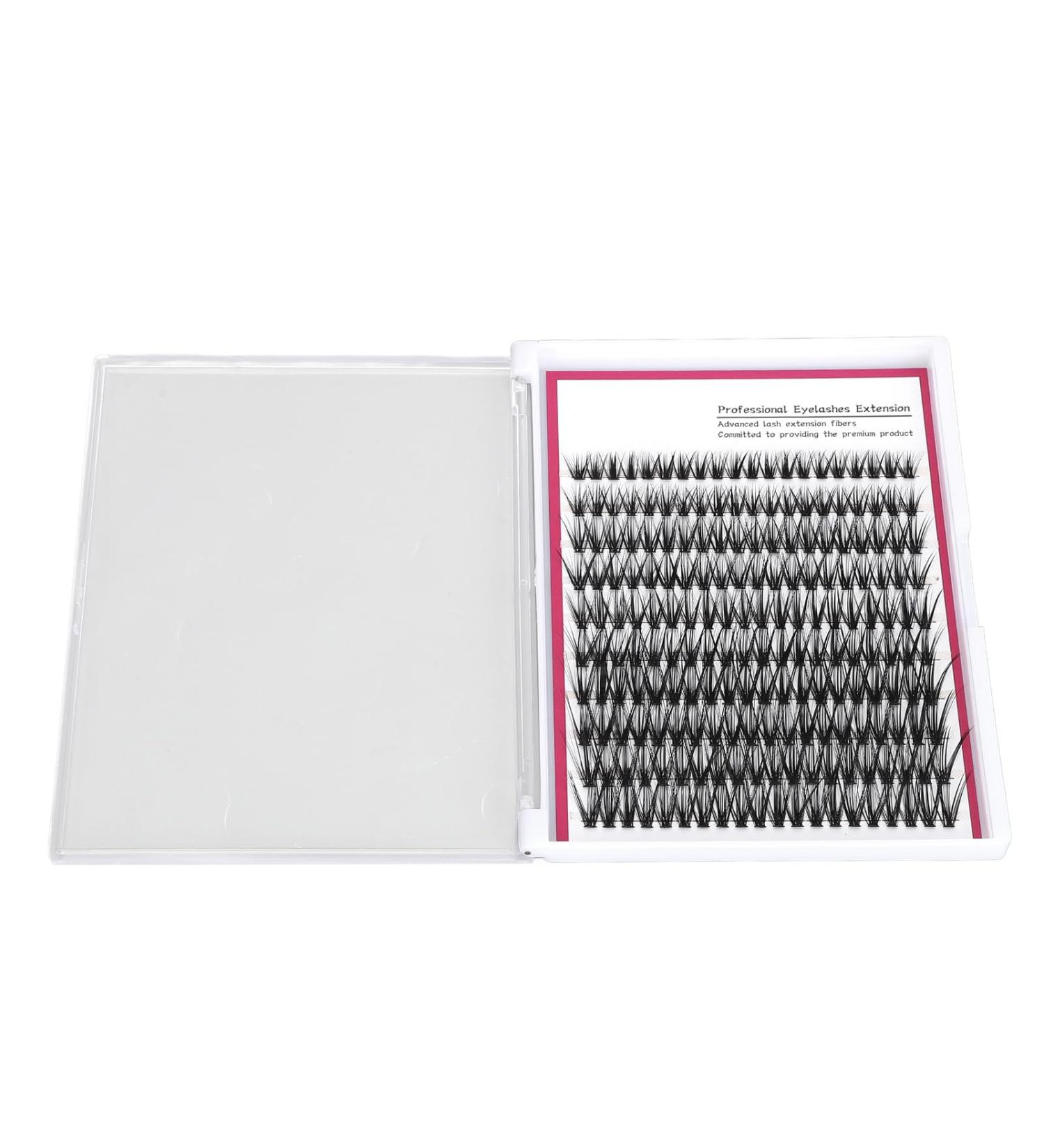 Single Eyelash Set 10ml Dual Use Glue Eyelash Cluster Set 40D False Eyelashes with Tweezers to Work - Buy Online on SooperMarket.com