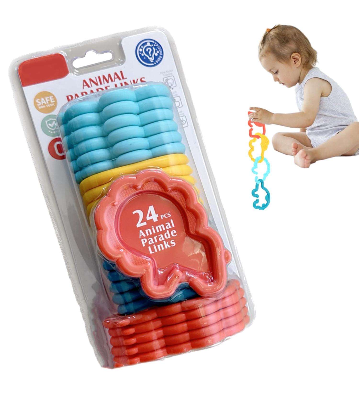 Buy Ghirting Kid Link Rings Toys | Sensory Connecting Rings for Toddlers & Children | Fun Bed Toys for Boys & Girls - Shop Internationally! - Buy Online on SooperMarket.com