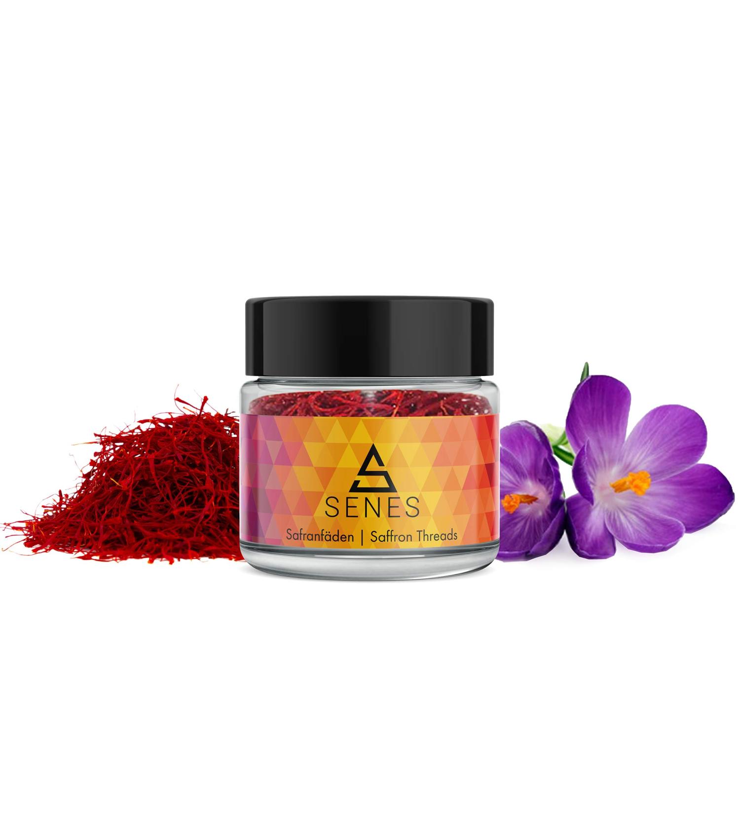 SENES Saffron Threads 7g - Chef's Edition | 100% Real Saffron | Gourmet Saffron 7g (Pack of 1) - Buy Online on SooperMarket.com