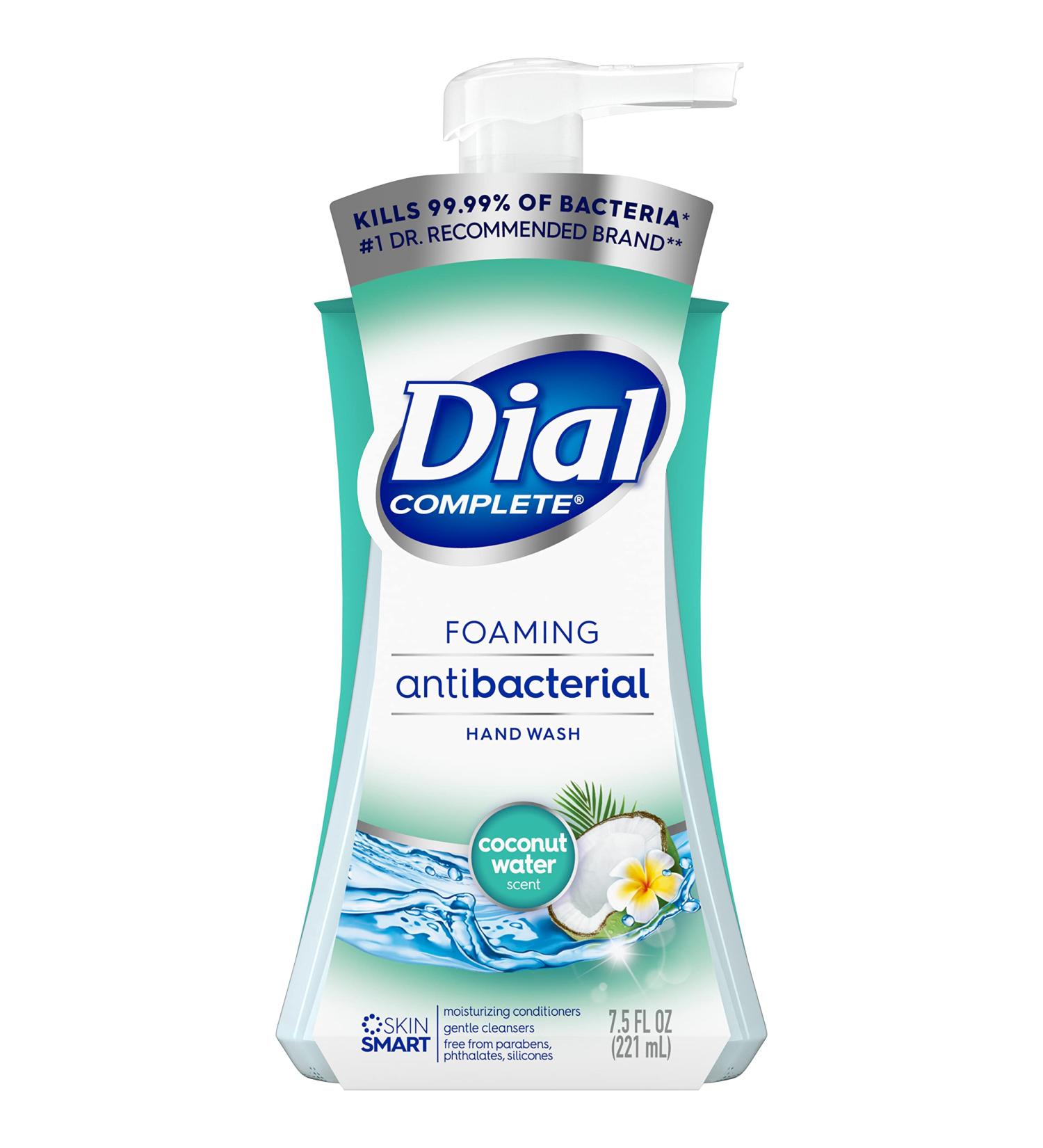 Dial Complete Coconut Water Antibacterial Foaming Hand Wash - 7.5 fl oz (Pack of 1) - Buy Online on SooperMarket.com