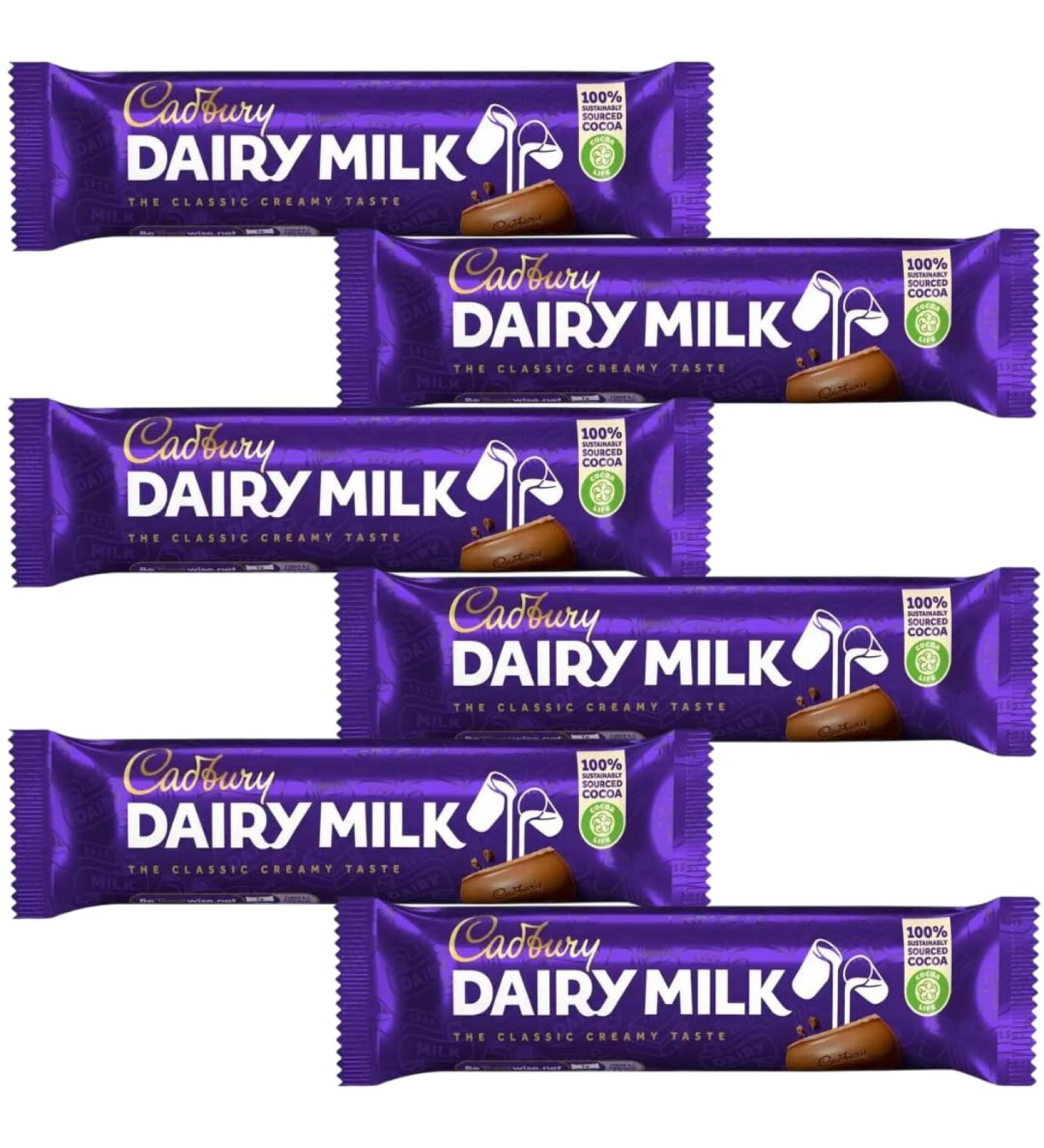 Milk Chocolate Bundle With Dairy Milk Chocolate Bar 45g (6 Pack)