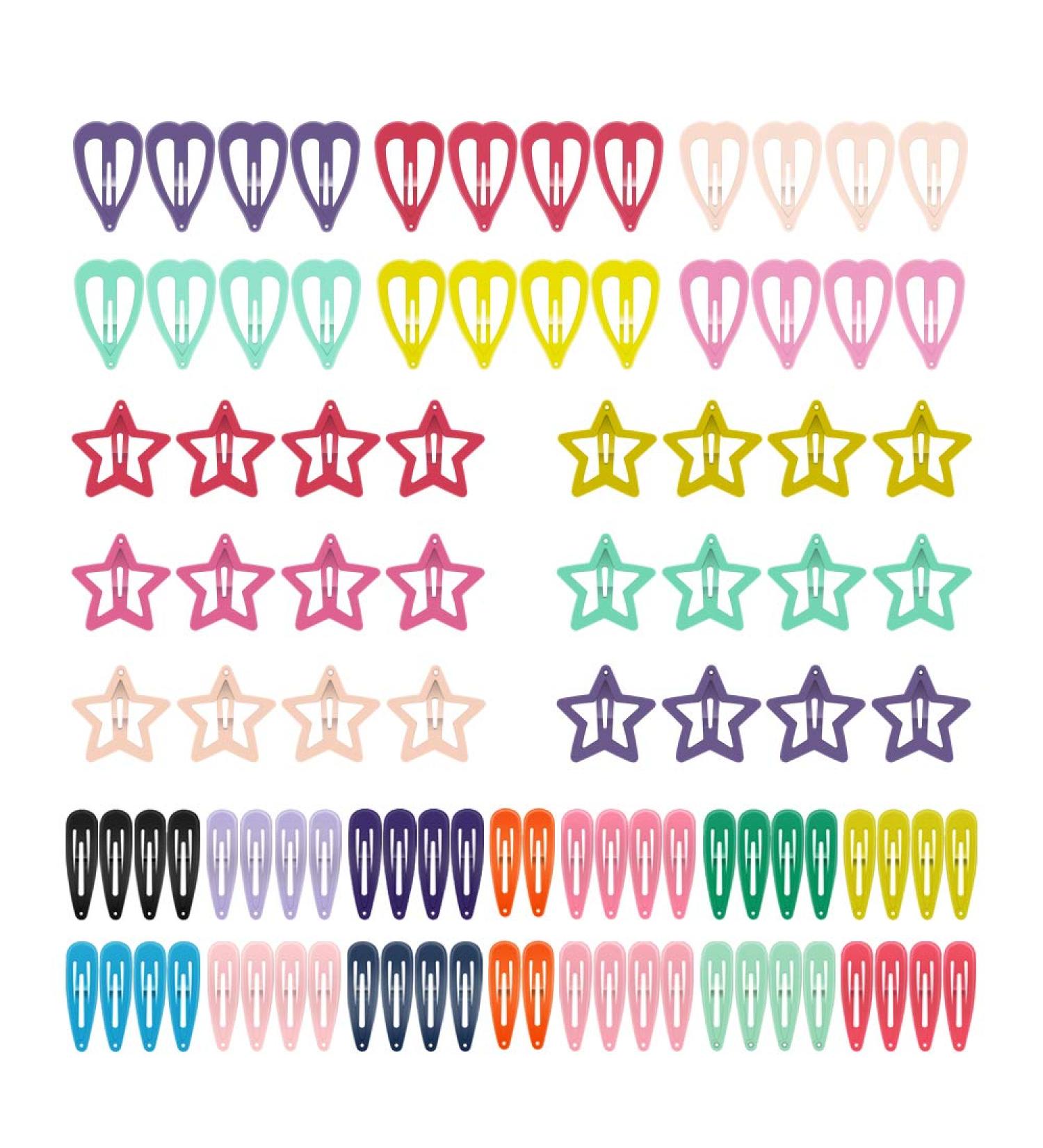 Snap Hair Clips Set - Non-slip Hair Barrettes for Girls, Women, Toddlers, Kids | ECADY - Buy Online on SooperMarket.com