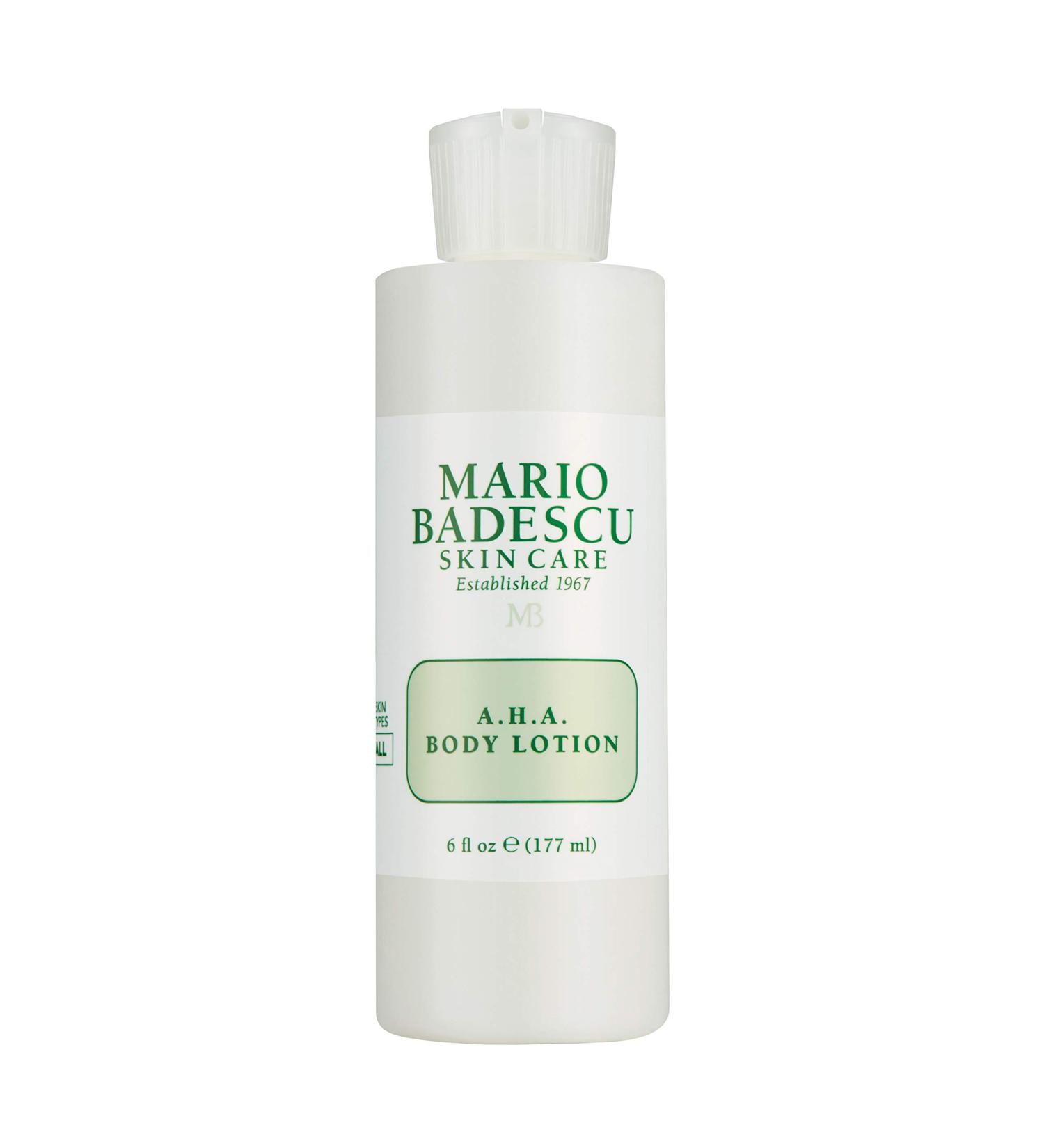 Mario Badescu AHA Body Lotion 6 oz. - Smoothing Body Moisturizer - Buy Online on SooperMarket.com