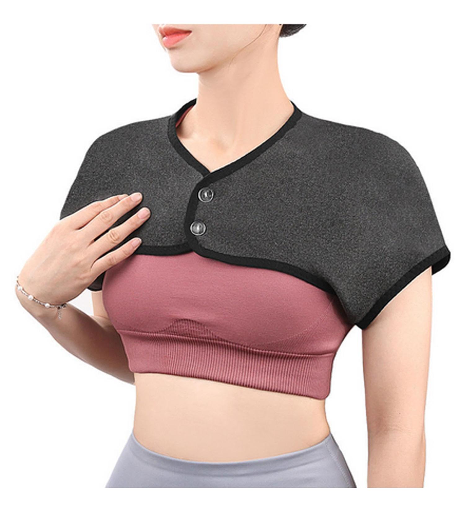 Shenrongtong Heated Neck Wrap Scarf | 360-Degree Package | Washable Velvet Neck Warmer | All-Year Relaxation Pillow for Neck & Shoulders - Dark Gray L - Buy Online on SooperMarket.com