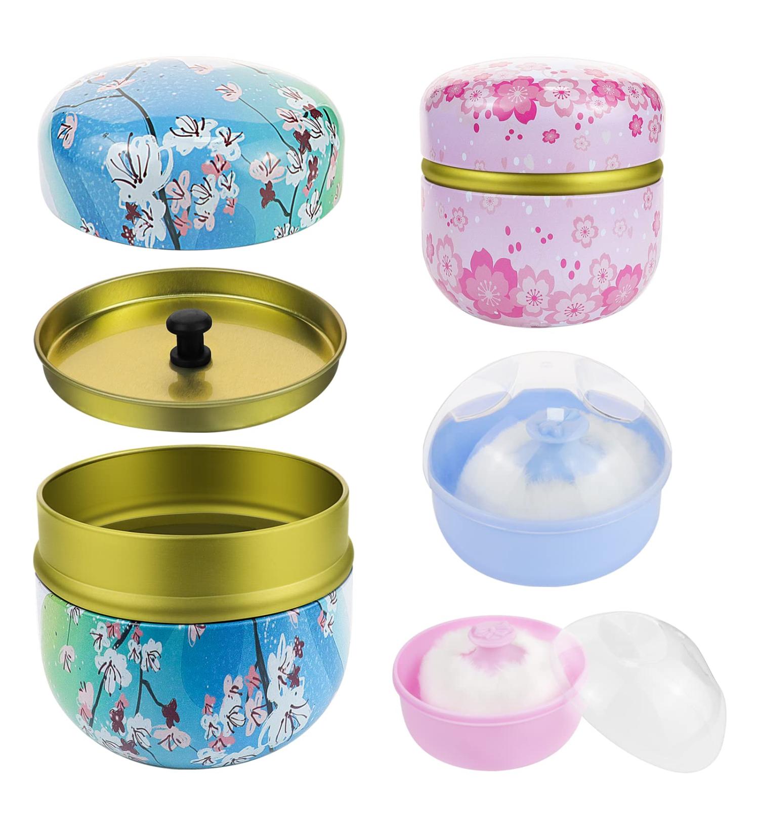 GZkedu 2 Pack Baby Powder Compact | Travel-Friendly Powder Case with Puff for Baby & Mom - Buy Online on SooperMarket.com