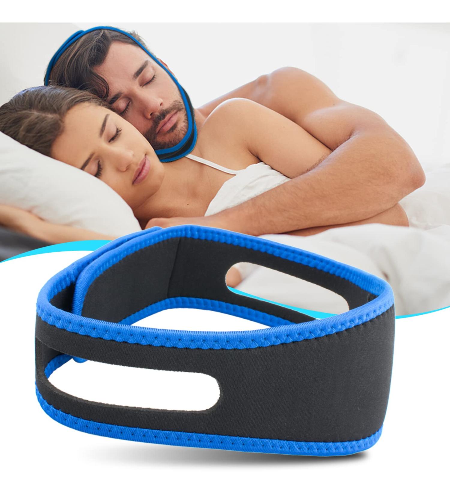 Adjustable Anti Snoring Chin Strap | Effective Stop Snoring Aids for Men and Women | Breathable & Comfortable | Snoring Reduction for Better Sleep - Buy Online on SooperMarket.com