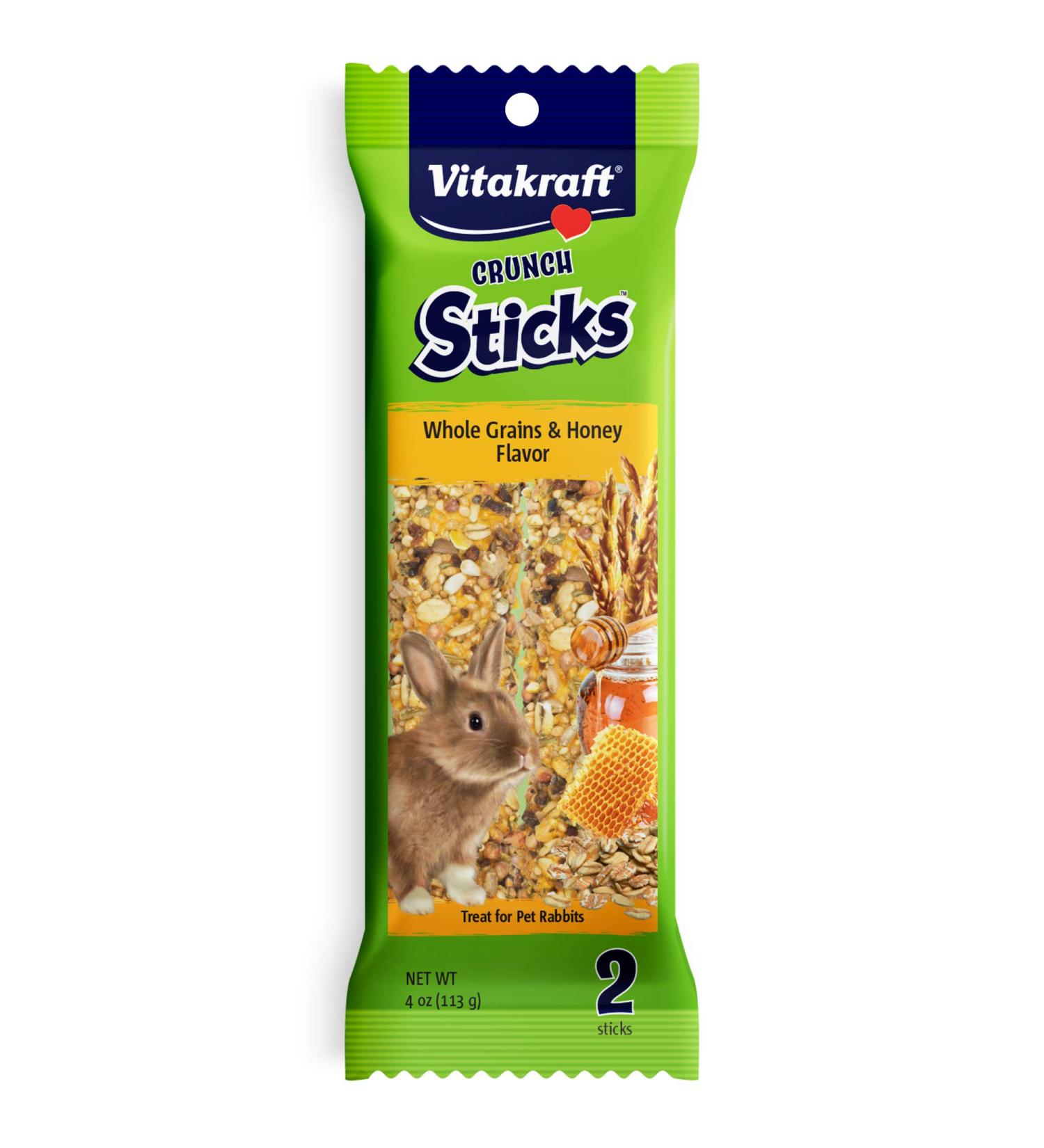 Vitakraft Rabbit Sticks - 4oz Healthy Treats for Rabbits | Premium Nutrition - Buy Online on SooperMarket.com