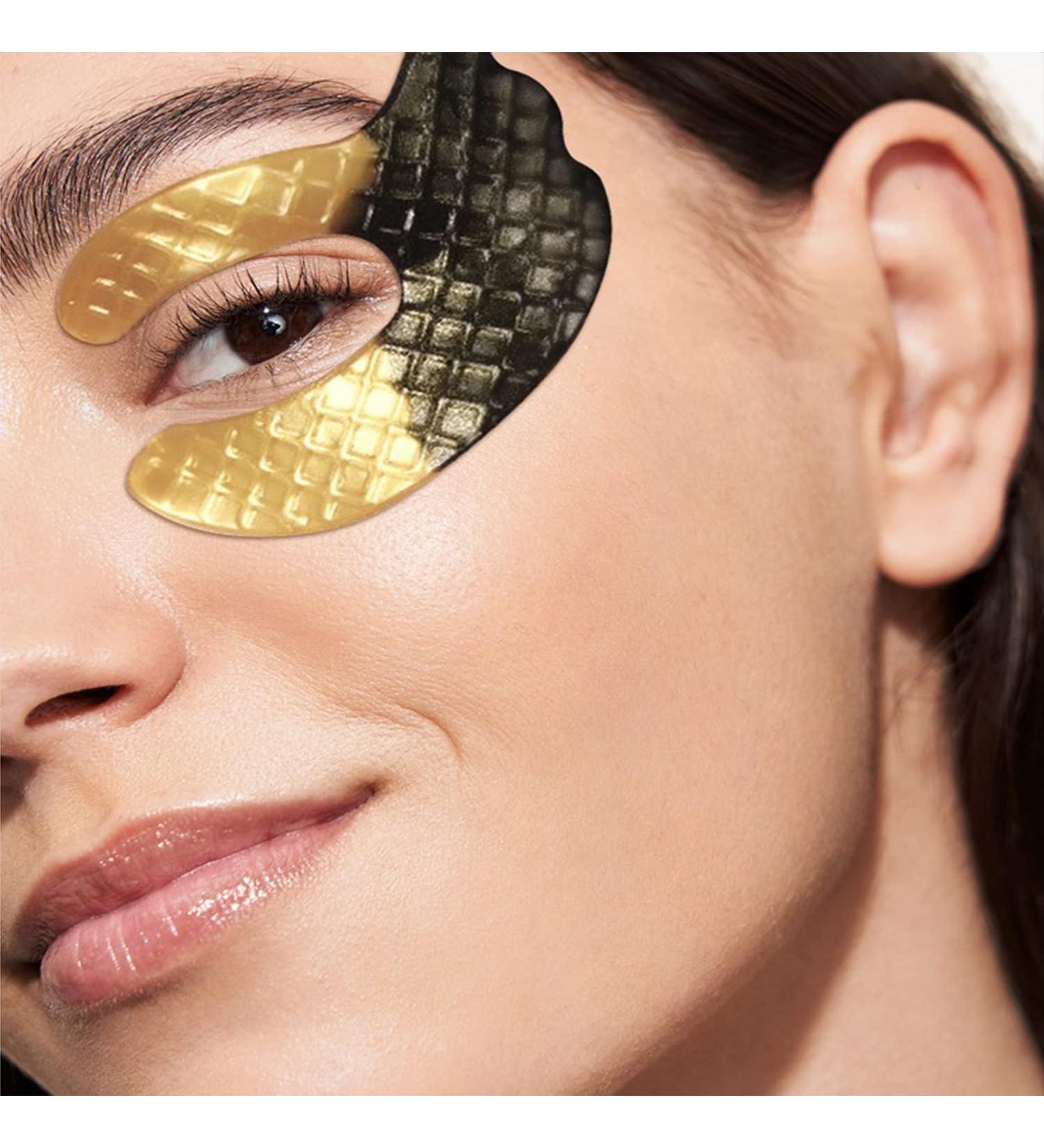 ICANdOIT 24K Gold Eye Mask for Dark Circles & Puffiness - 7 Pairs, Anti-Aging Eye Patches with Hyaluronic Acid & Collagen, Suitable for All Skin Types - Best Gift Idea for Women & Men - Buy Online on SooperMarket.com