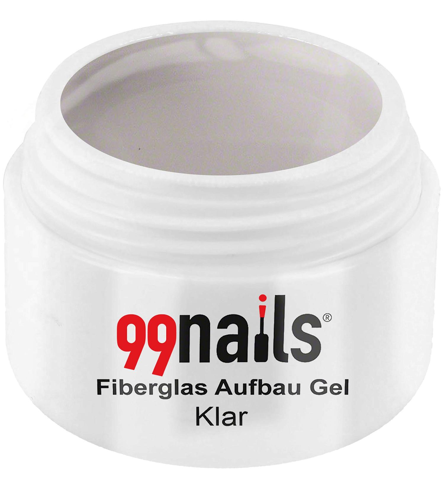 99nails Fiberglass Builder Gel - Clear 5 ml | Premium Nail Extension Gel for Strength & Durability | Ideal for Professional & DIY Use - Buy Online on SooperMarket.com