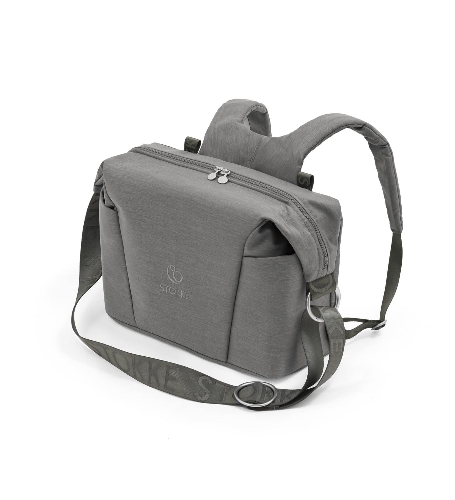 Stokke Xplory X Wrap Pocket - Versatile Shoulder Bag & Backpack with UPF 50+ Water-Repellent Easy to Clean - Modern Gray - Buy Online on SooperMarket.com
