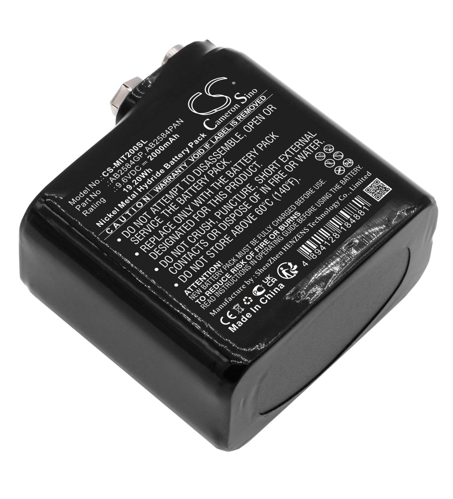 Battery Replacement for ME Time Domain Reflectometer TDR2 TDR2000-C - AB2584GP AB2584 GP AB2584PAN | Fast International Shipping - Buy Online on SooperMarket.com