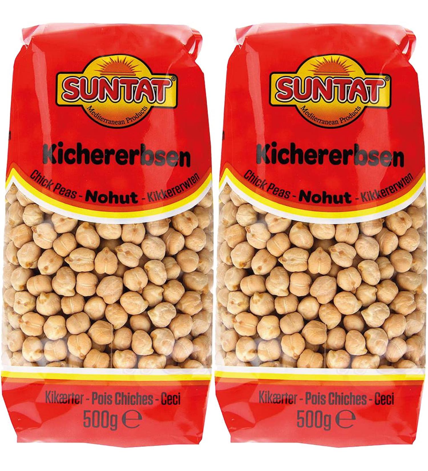 SUNTAT Chickpeas pack of 2 (2 x 500 g pack)