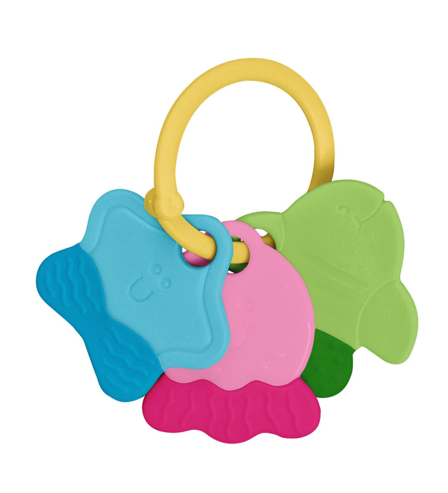 Green Sprouts Teething Keys | Safe, Durable Rattle for Teething & Learning - Buy Online on SooperMarket.com