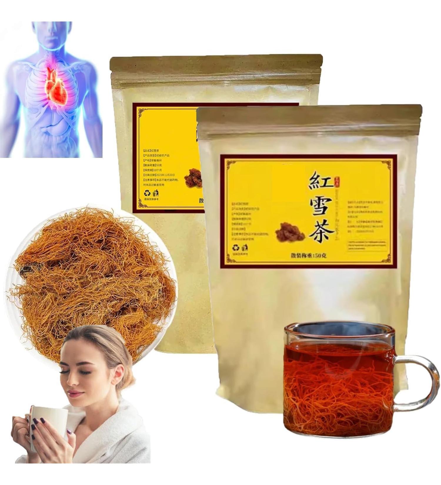 Golden Silk Red Snow Tea Senusto Red Snow Tea Tibetan Plateau Red Snow Tea Precious Highland Wildlife Red Snow Tea Unique Chinese Tea Natural Red Snow Tea (2 Bag) - Buy Online on SooperMarket.com