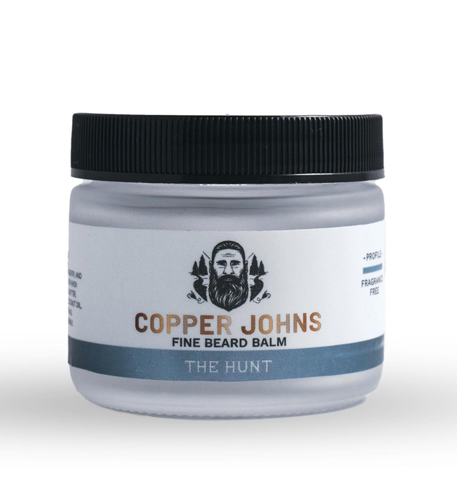 Natural Beard Balm for Men - Medium to Firm Hold Moisture Seal with Shea Butter & Jojoba Oil - The Hunt (Unscented) - 2 oz - Buy Online on SooperMarket.com