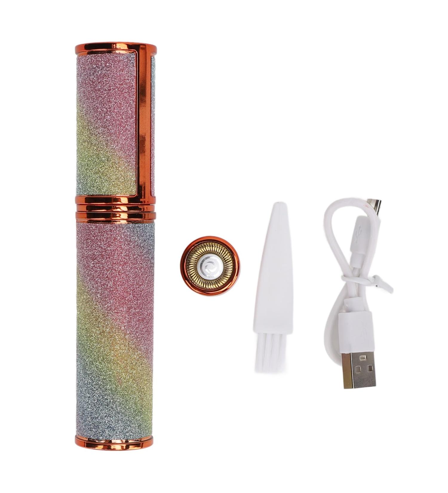 Facial Hair Removal for Women | 2 in 1 Mini Eyebrow & Face Trimmer - Portable Nose Ear & Lip Hair Remover - Buy Online on SooperMarket.com