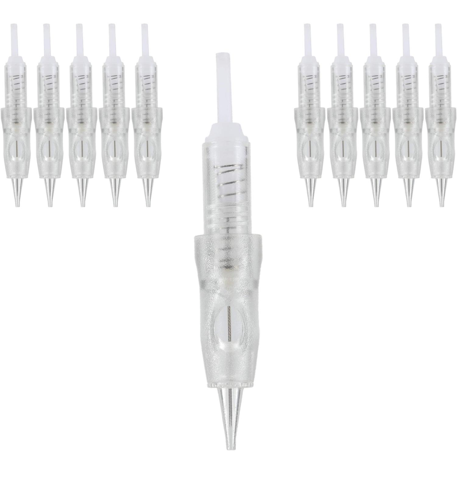 10 PCS M3 Needle Cartridge with Safety Membrane - Compatible with Intelli Lady Meraki & Arrow PMU Machine - 1RL .25mm Needle - Buy Online on SooperMarket.com