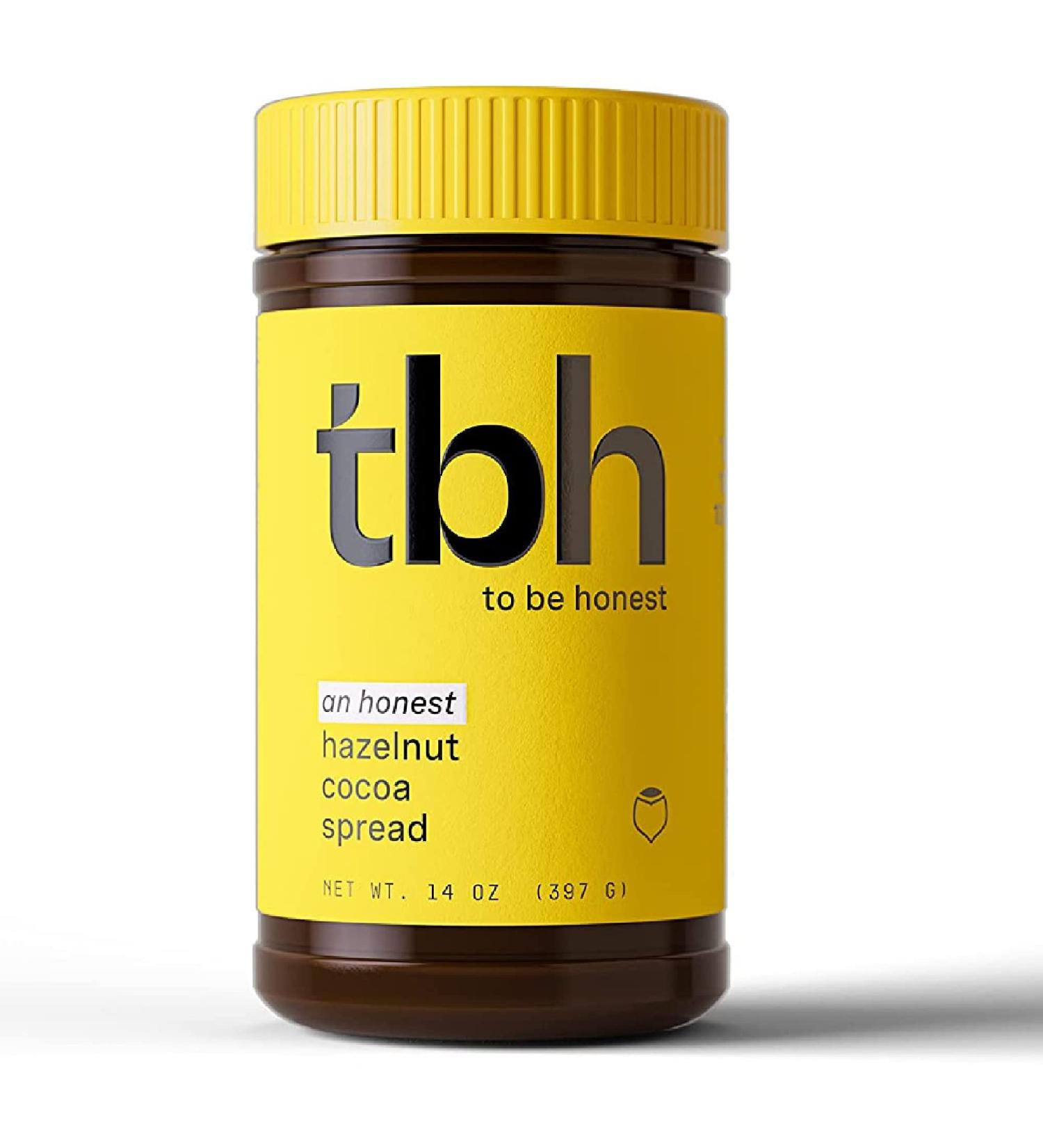 Hazelnut Chocolate Spread - Vegan, Low Sugar, Palm Oil Free | 14 oz Jar | High Protein, Gluten Free, Kosher | Made in USA - Buy Online on SooperMarket.com
