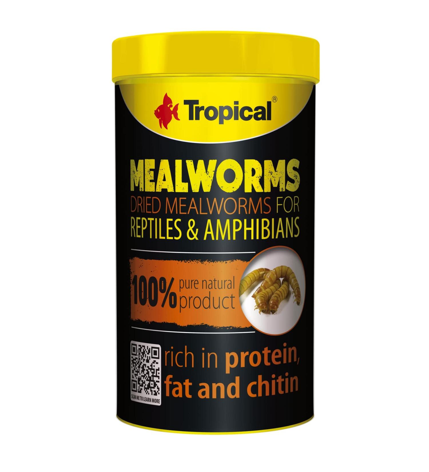 Tropical Dried Meal Worms - 30 g - Buy Online on SooperMarket.com