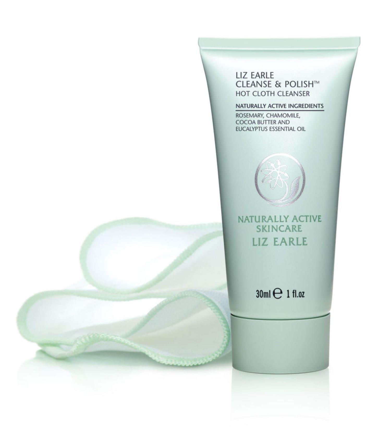 Liz Earle Cleanse and Polish 30ml Tube with Muslin Cloth