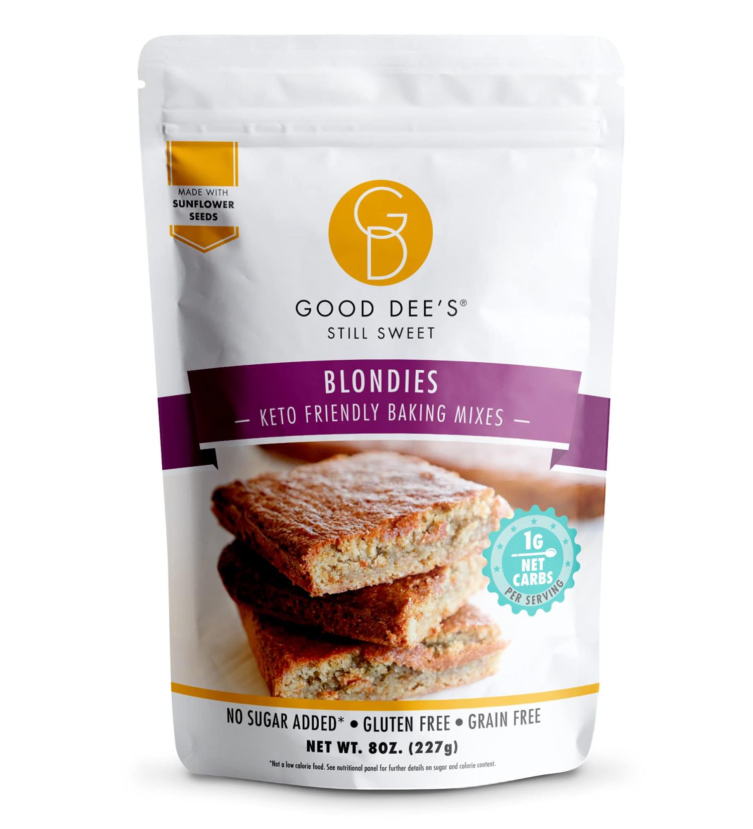 Good Dee's Low Carb Blondie Baking Mix - 8 oz (227g) | Keto-Friendly Treat - Buy Online on SooperMarket.com