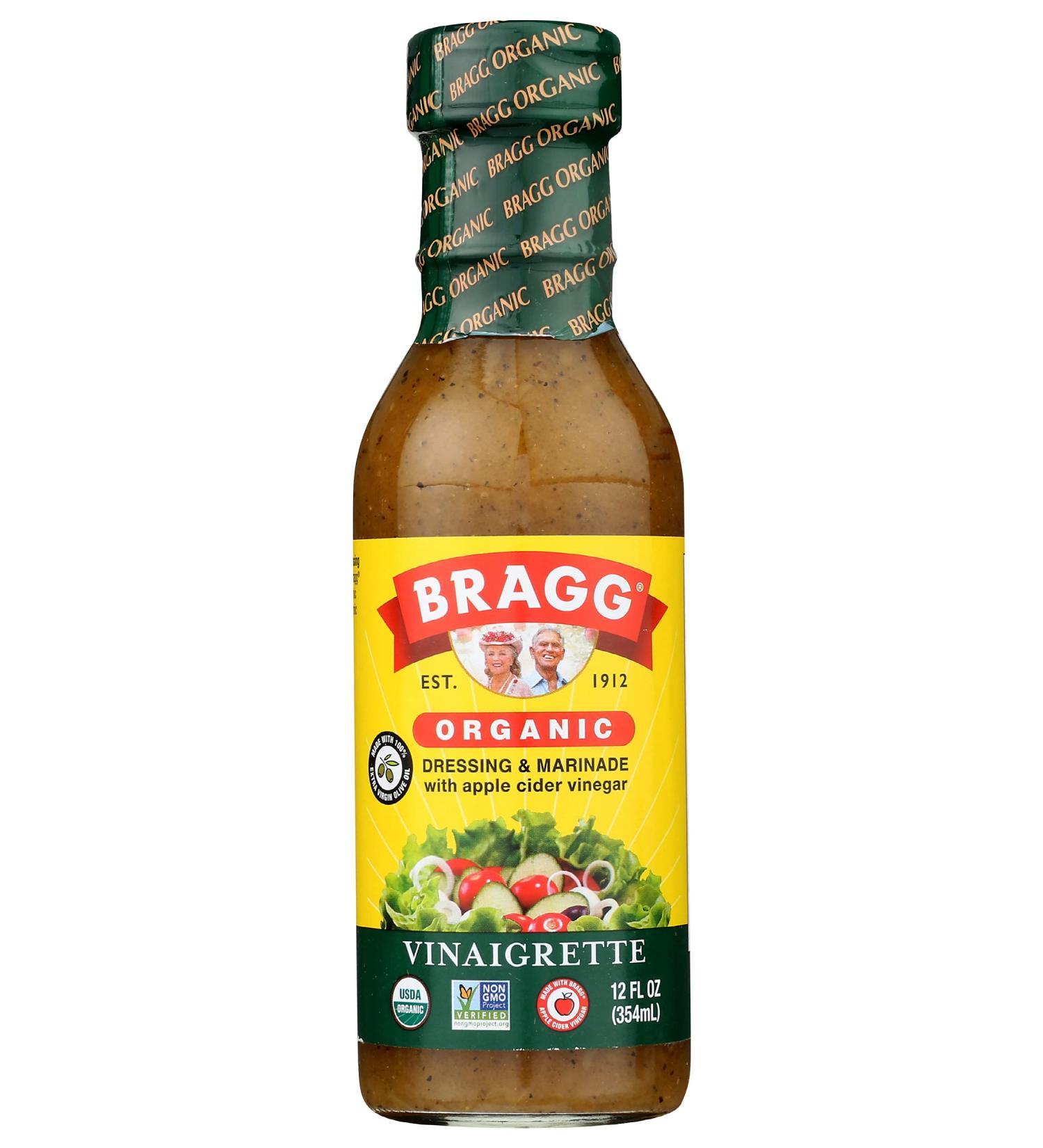Bragg Organic Vinaigrette Dressing 12 oz - Healthy 12 Fl Oz Salad Dressing (1 Pack) - Buy Online on SooperMarket.com