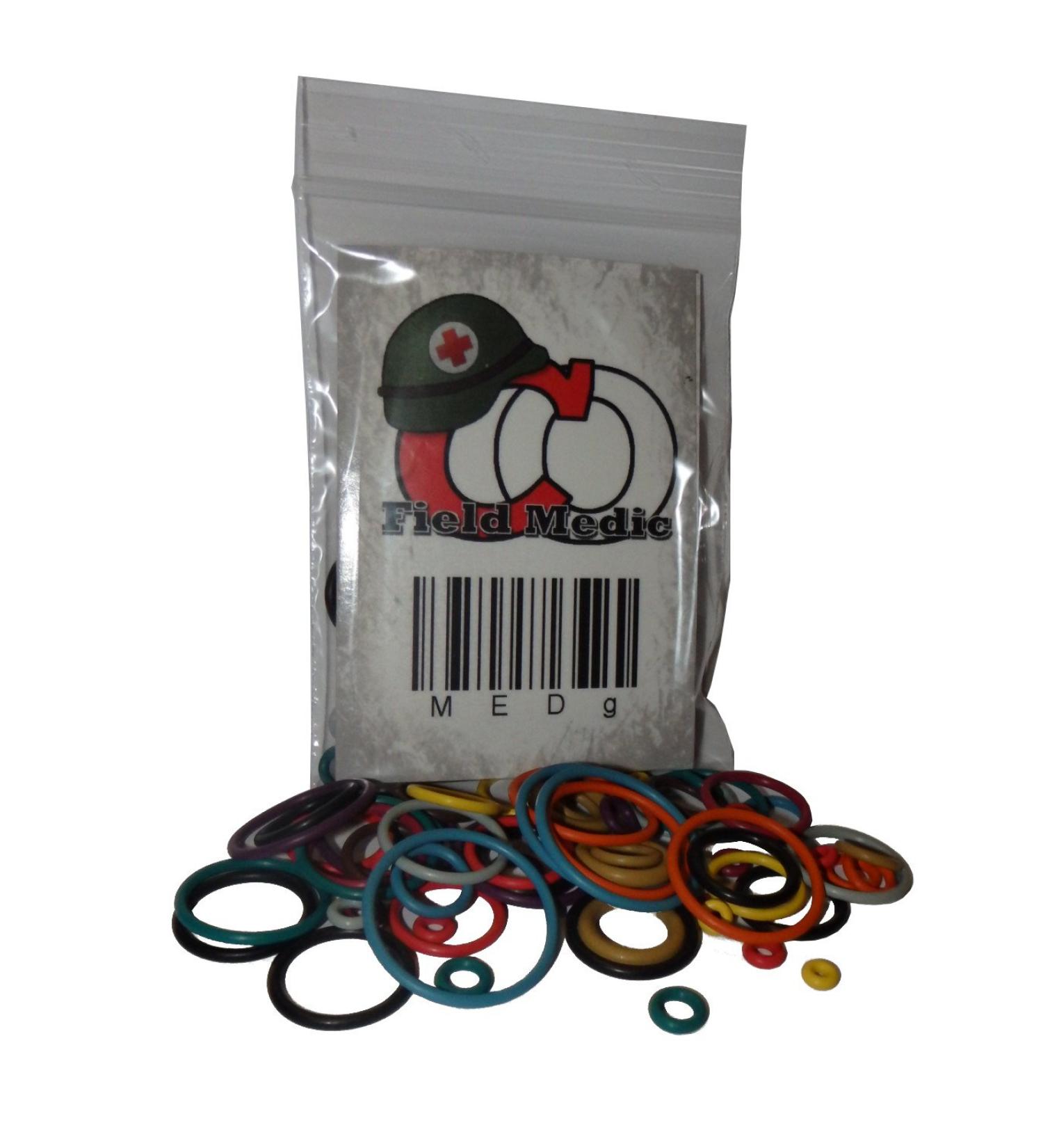 Captain O-Ring Field Medic Paintball Oring Kit - 21 Color Coded Sizes, 63 Orings - Buy Online on SooperMarket.com