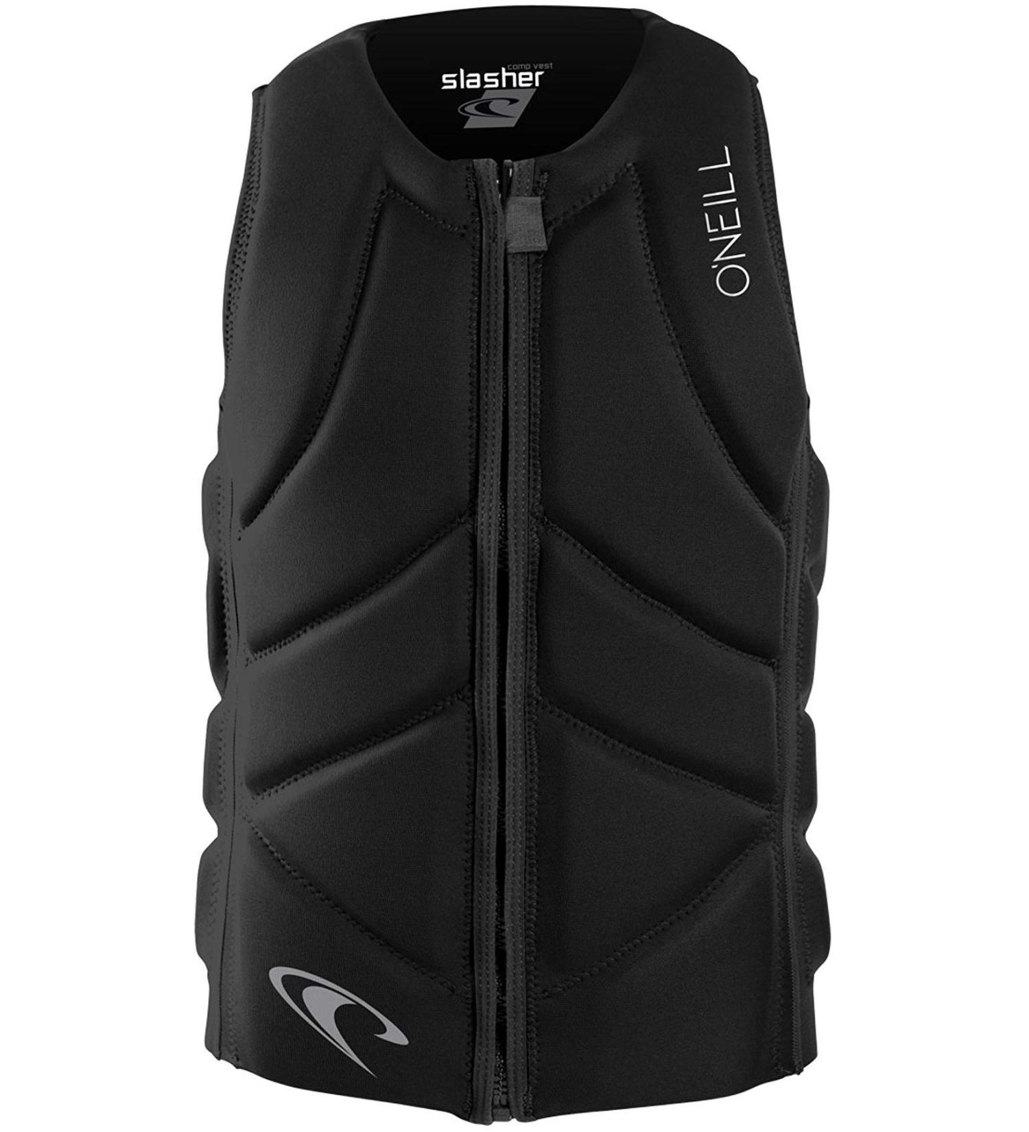O'Neill Men's Slasher Comp Life Vest Large Black/Black